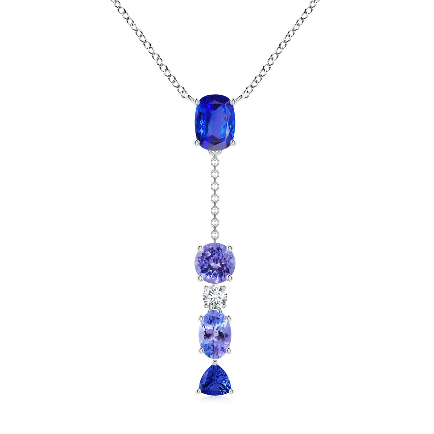 AAA - Tanzanite / 2.26 CT / 14 KT White Gold