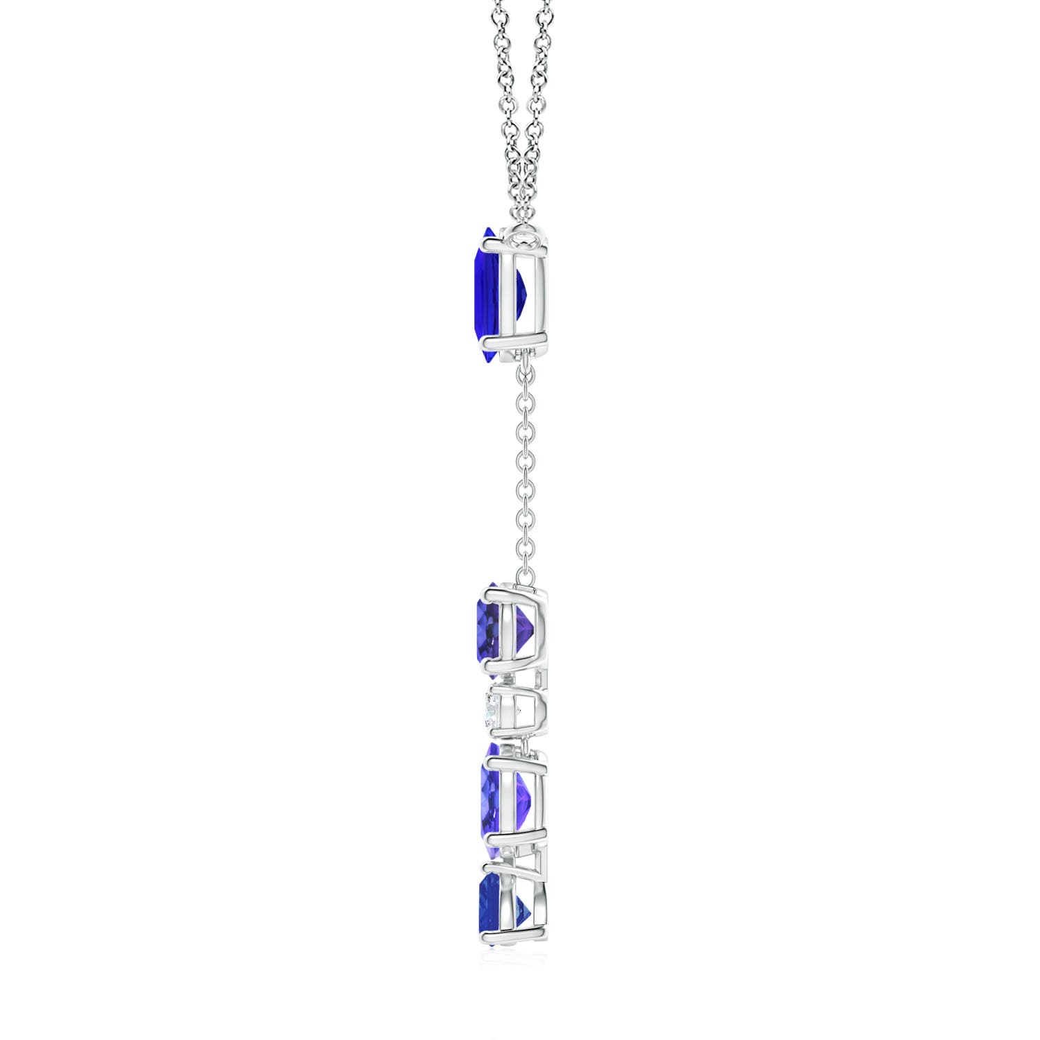 AAA - Tanzanite / 2.26 CT / 14 KT White Gold