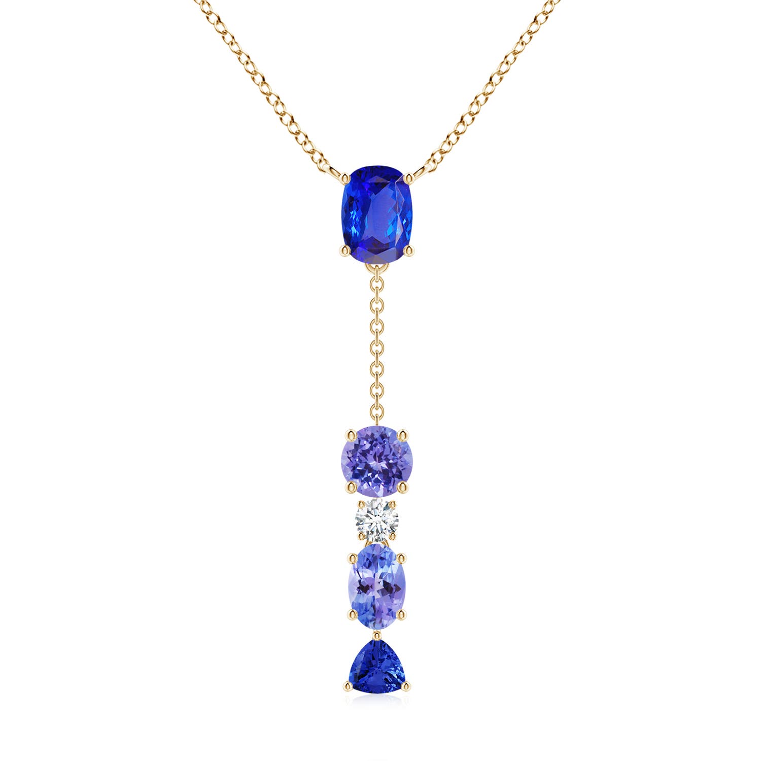 AAA - Tanzanite / 2.26 CT / 14 KT Yellow Gold