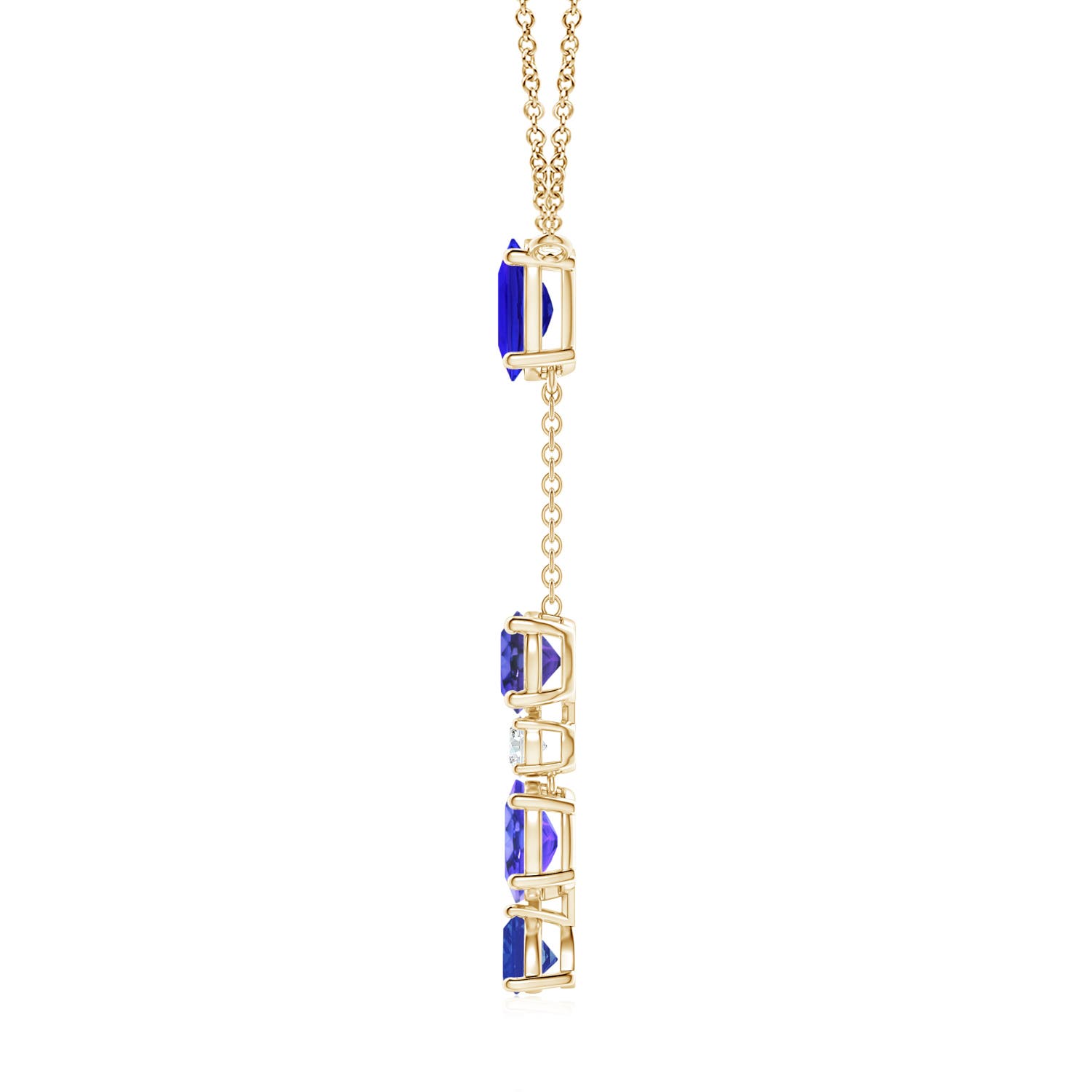 AAA - Tanzanite / 2.26 CT / 14 KT Yellow Gold