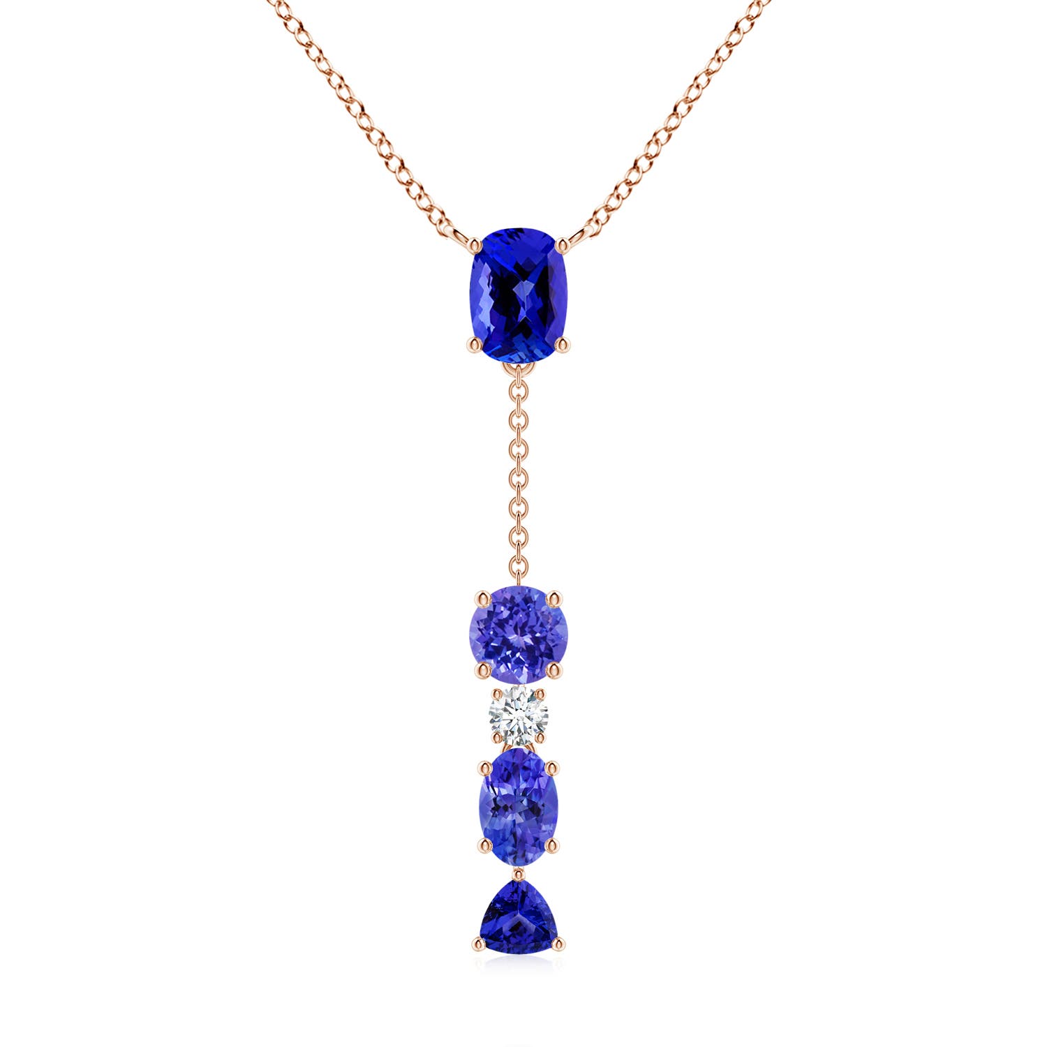 AAAA - Tanzanite / 2.26 CT / 14 KT Rose Gold