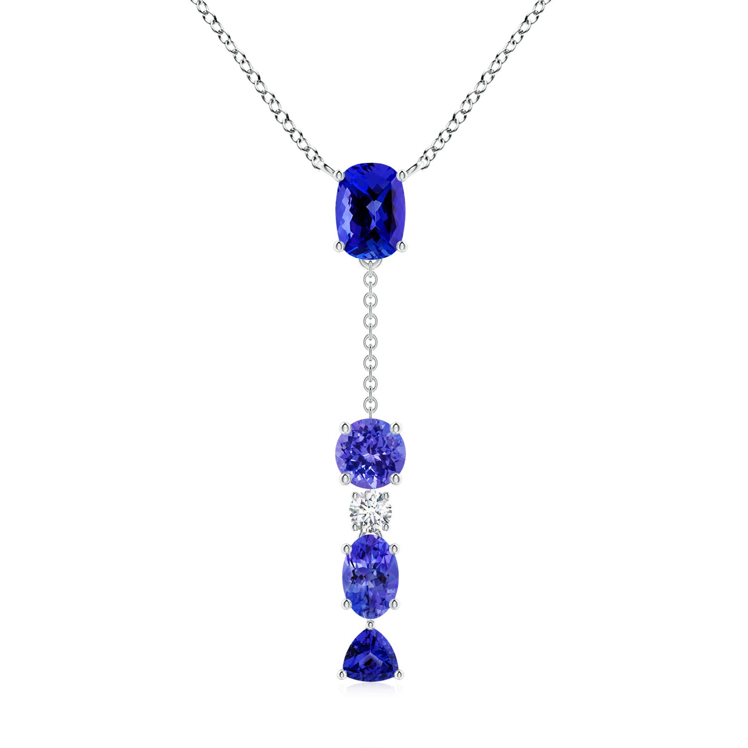 AAAA - Tanzanite / 2.26 CT / 14 KT White Gold