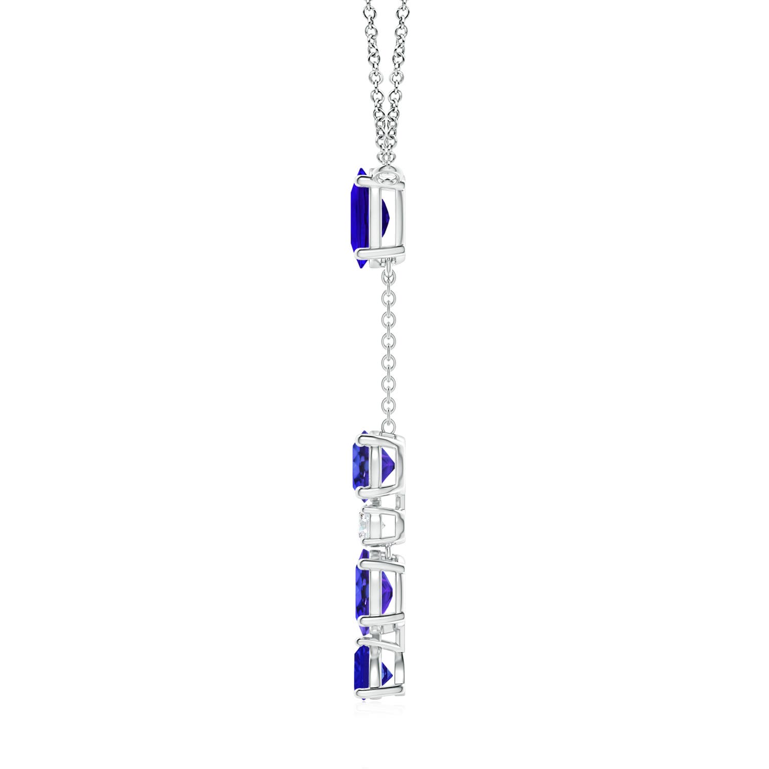 AAAA - Tanzanite / 2.26 CT / 14 KT White Gold