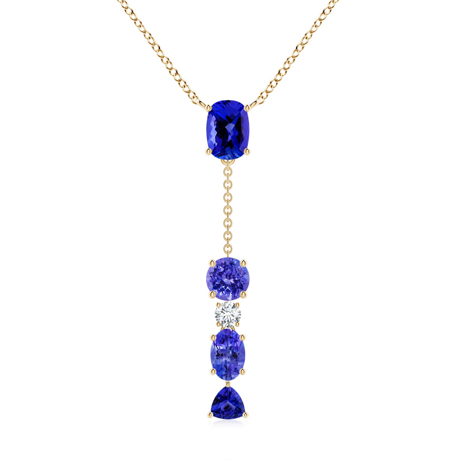 AAAA - Tanzanite / 2.26 CT / 14 KT Yellow Gold