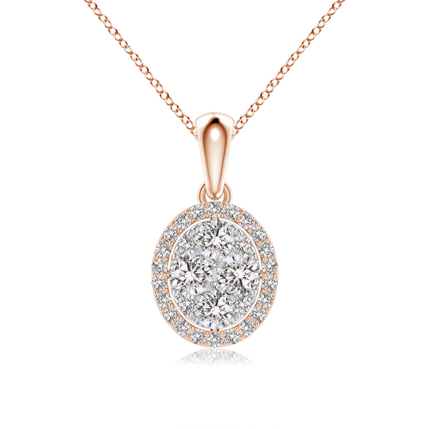 I-J, I1-I2 / 0.52 CT / 14 KT Rose Gold