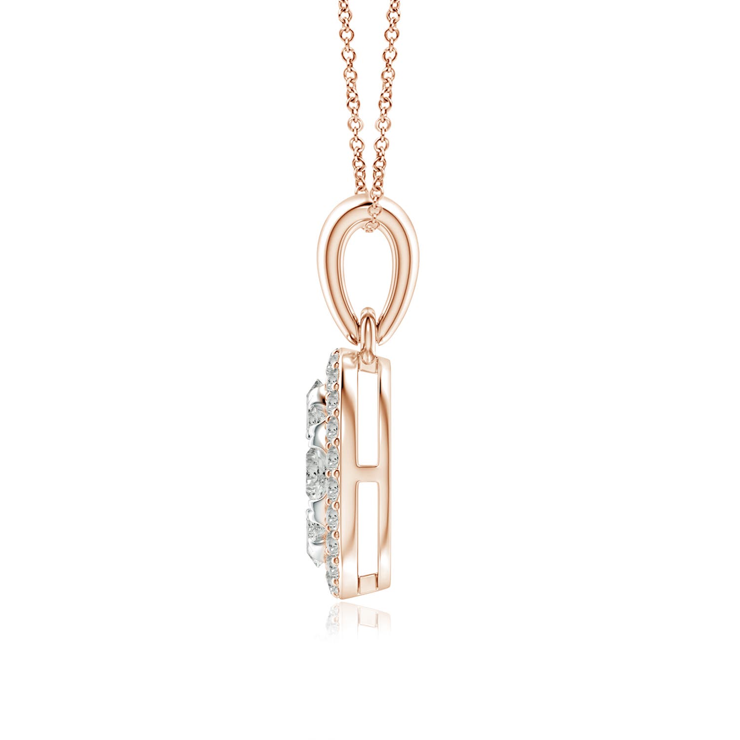 K, I3 / 0.52 CT / 14 KT Rose Gold