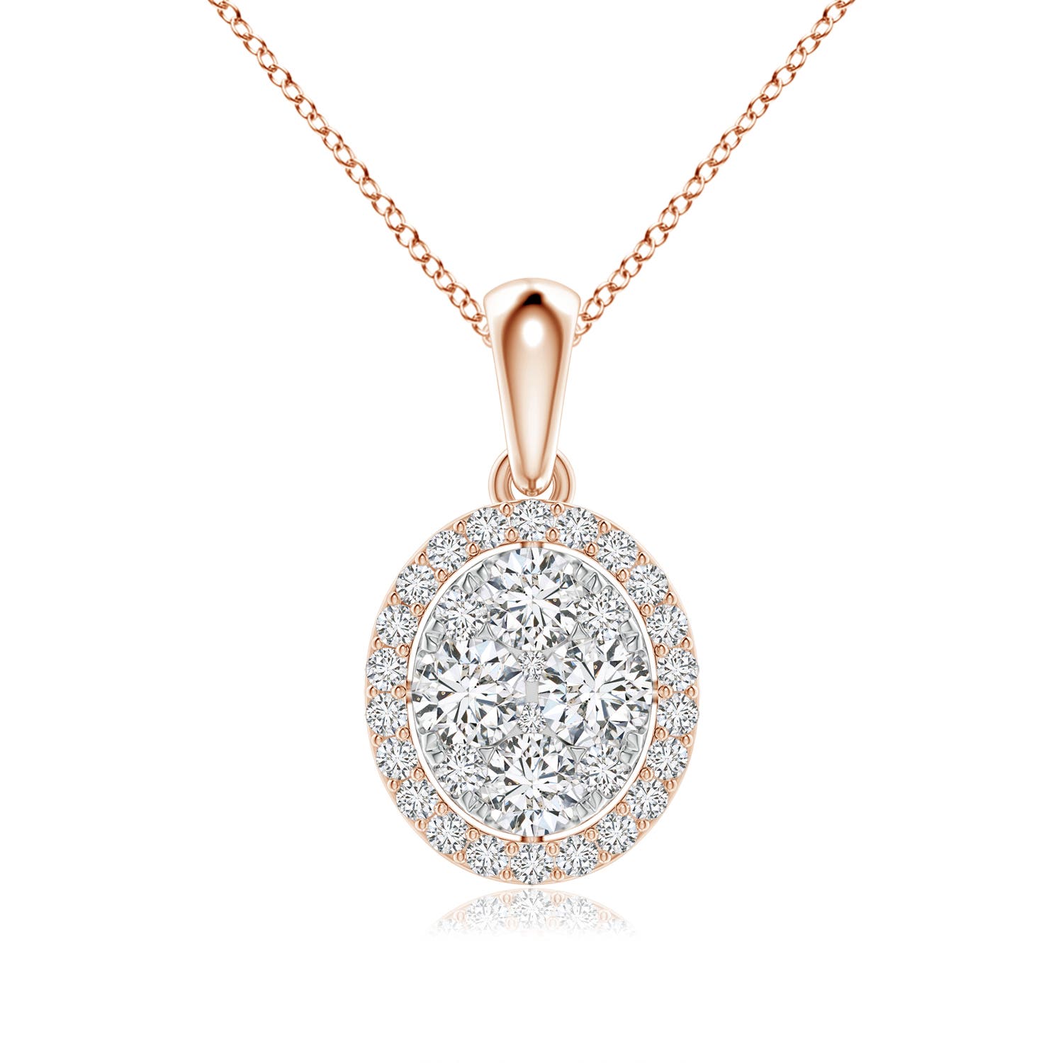 H, SI2 / 0.67 CT / 14 KT Rose Gold