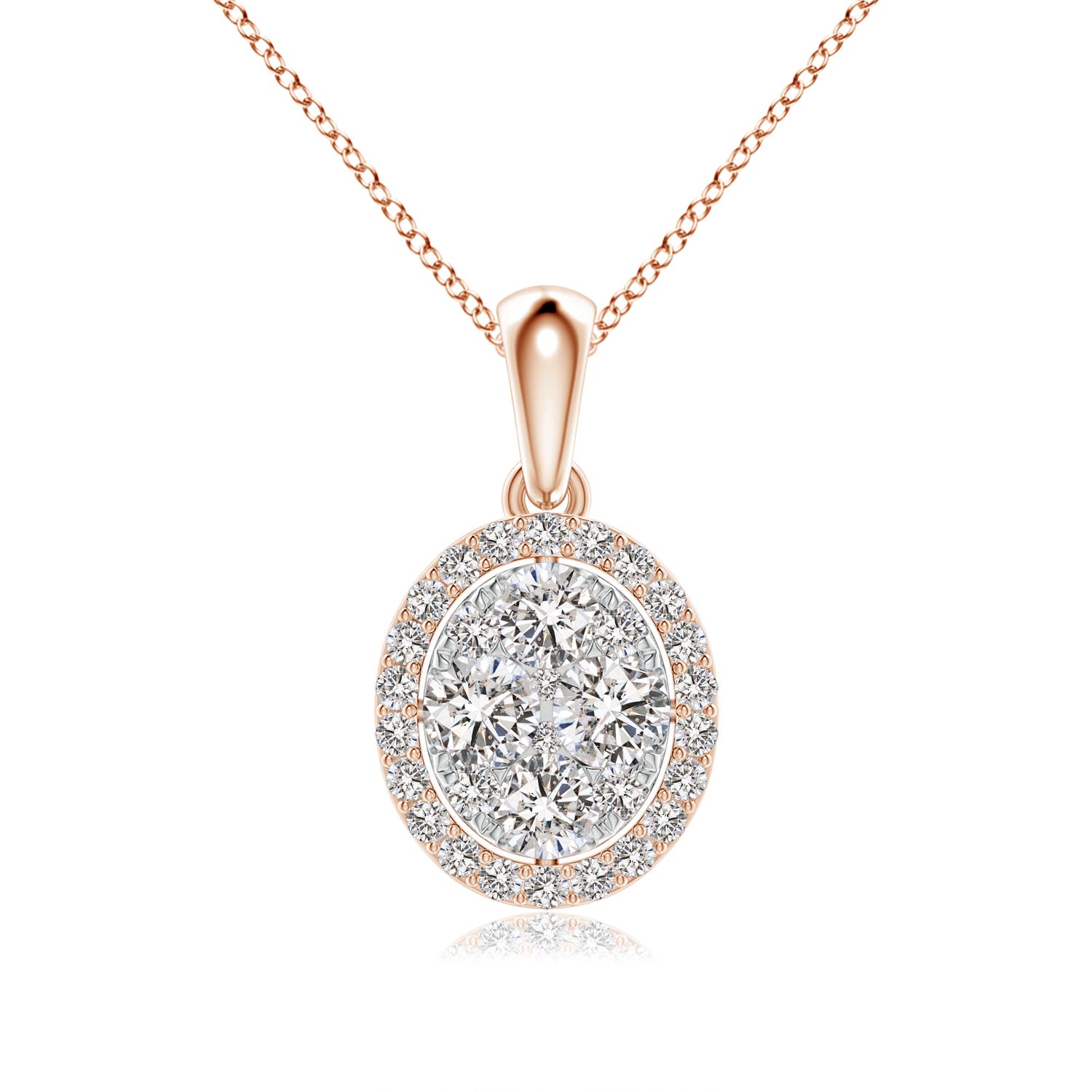 I-J, I1-I2 / 0.67 CT / 14 KT Rose Gold