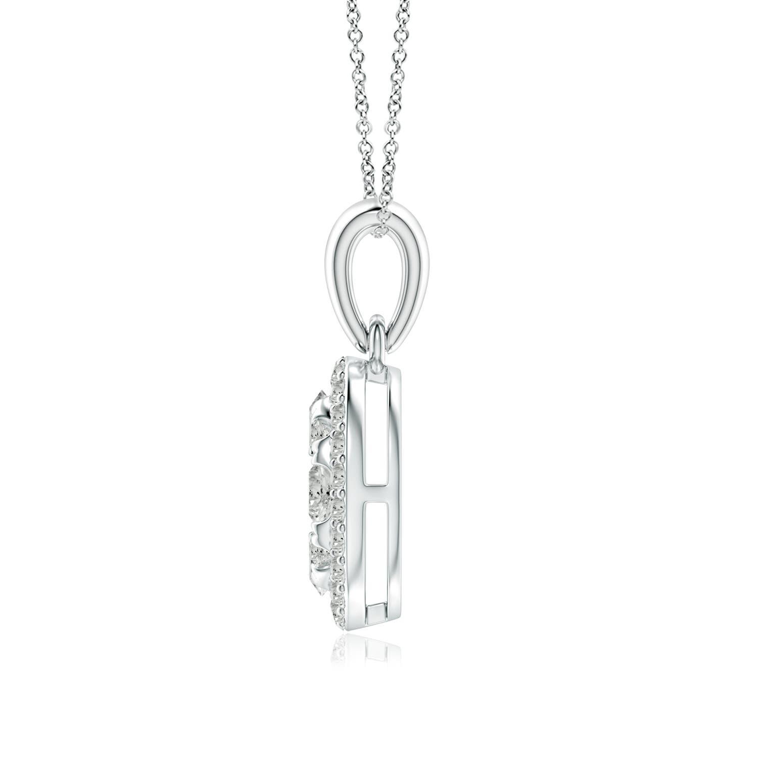 K, I3 / 0.67 CT / 14 KT White Gold