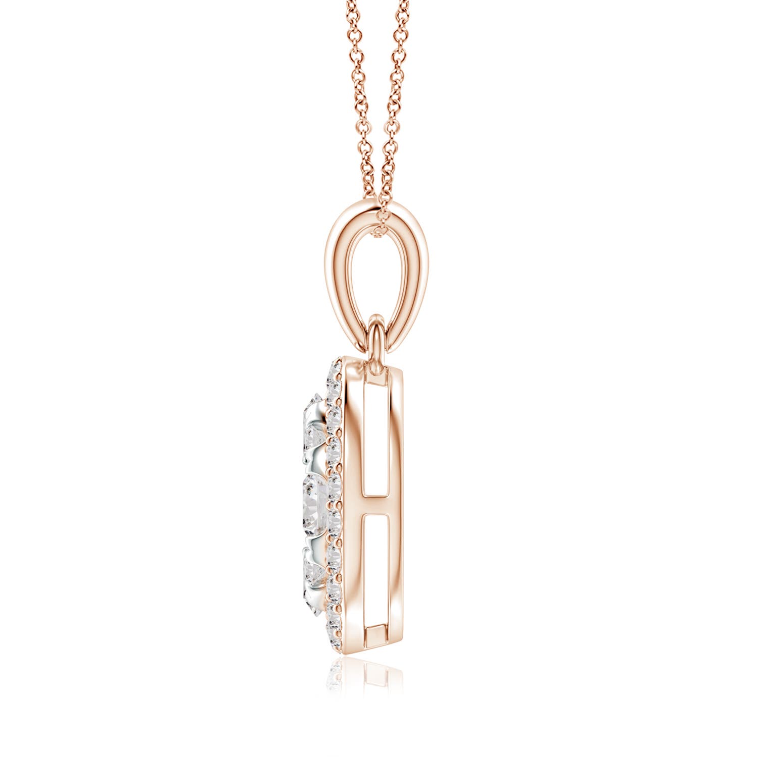 I-J, I1-I2 / 0.84 CT / 14 KT Rose Gold