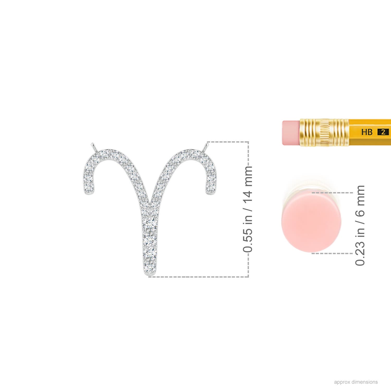 G, VS2 / 0.15 CT / 14 KT White Gold