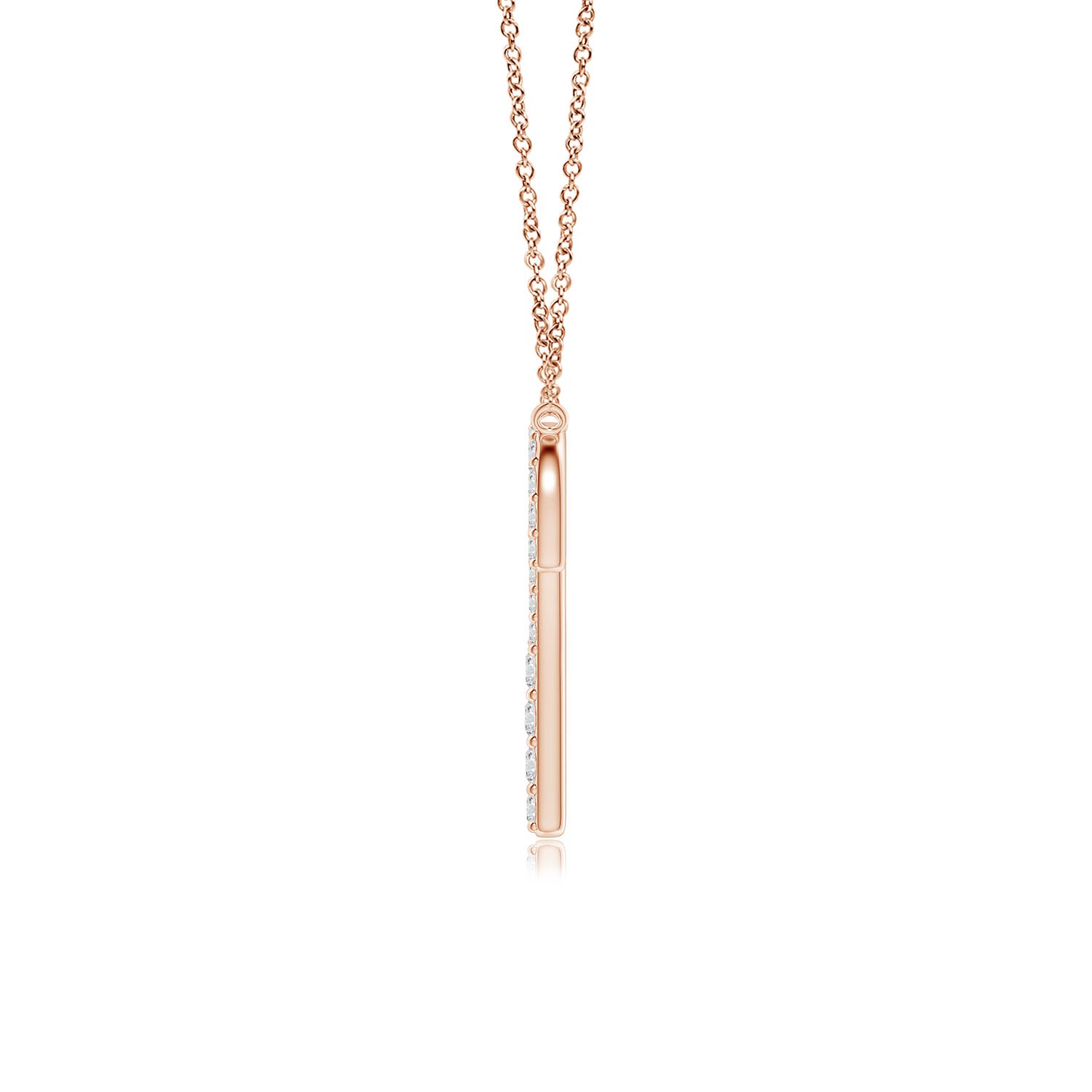 H, SI2 / 0.15 CT / 14 KT Rose Gold