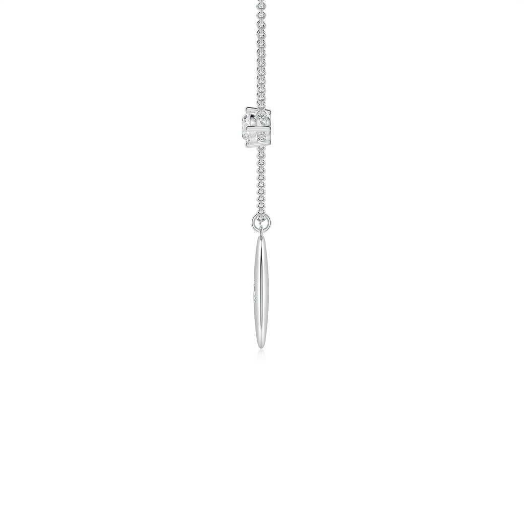 4mm HSI2 Diamond Aries Constellation Medallion Pendant in White Gold - side_1