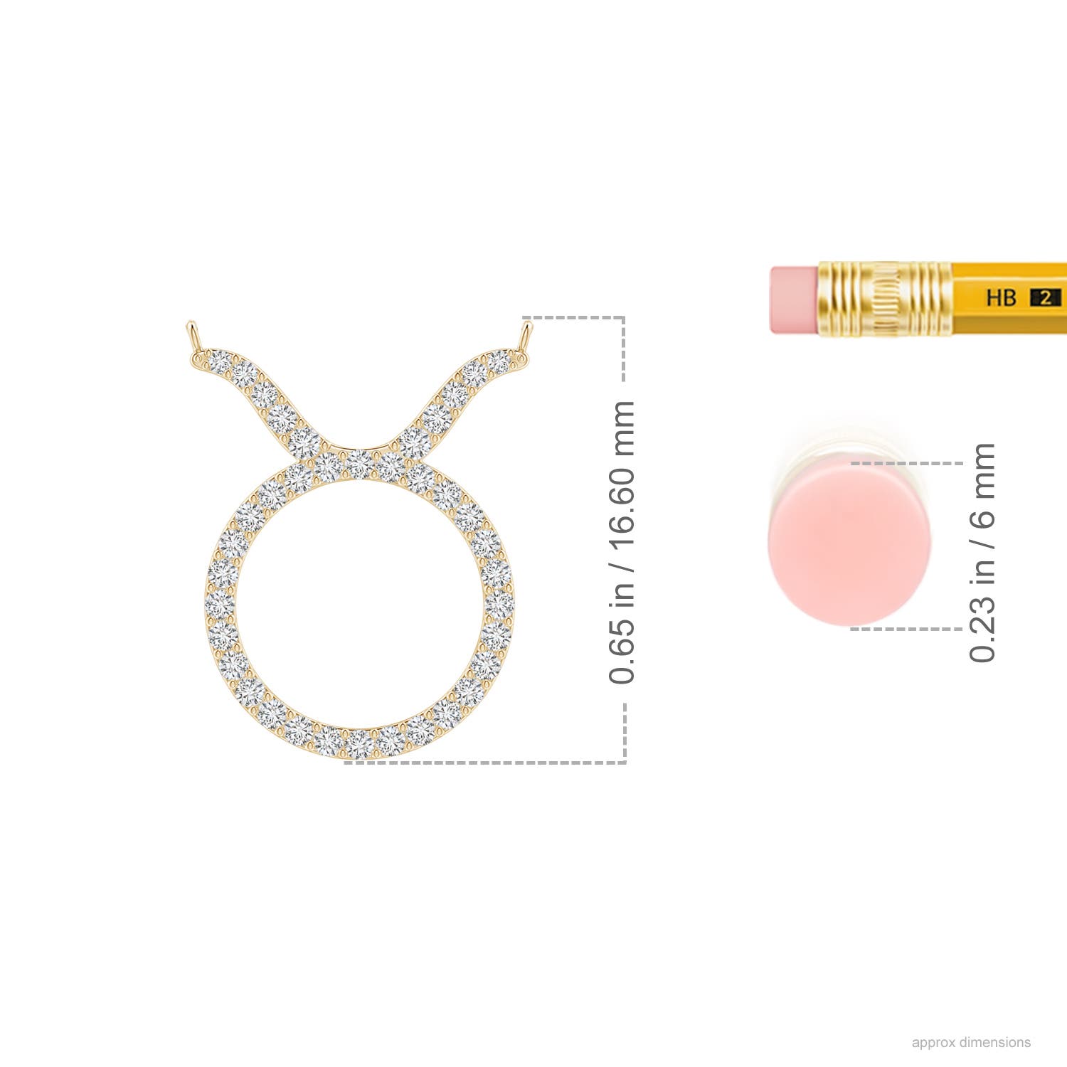 H, SI2 / 0.2 CT / 14 KT Yellow Gold