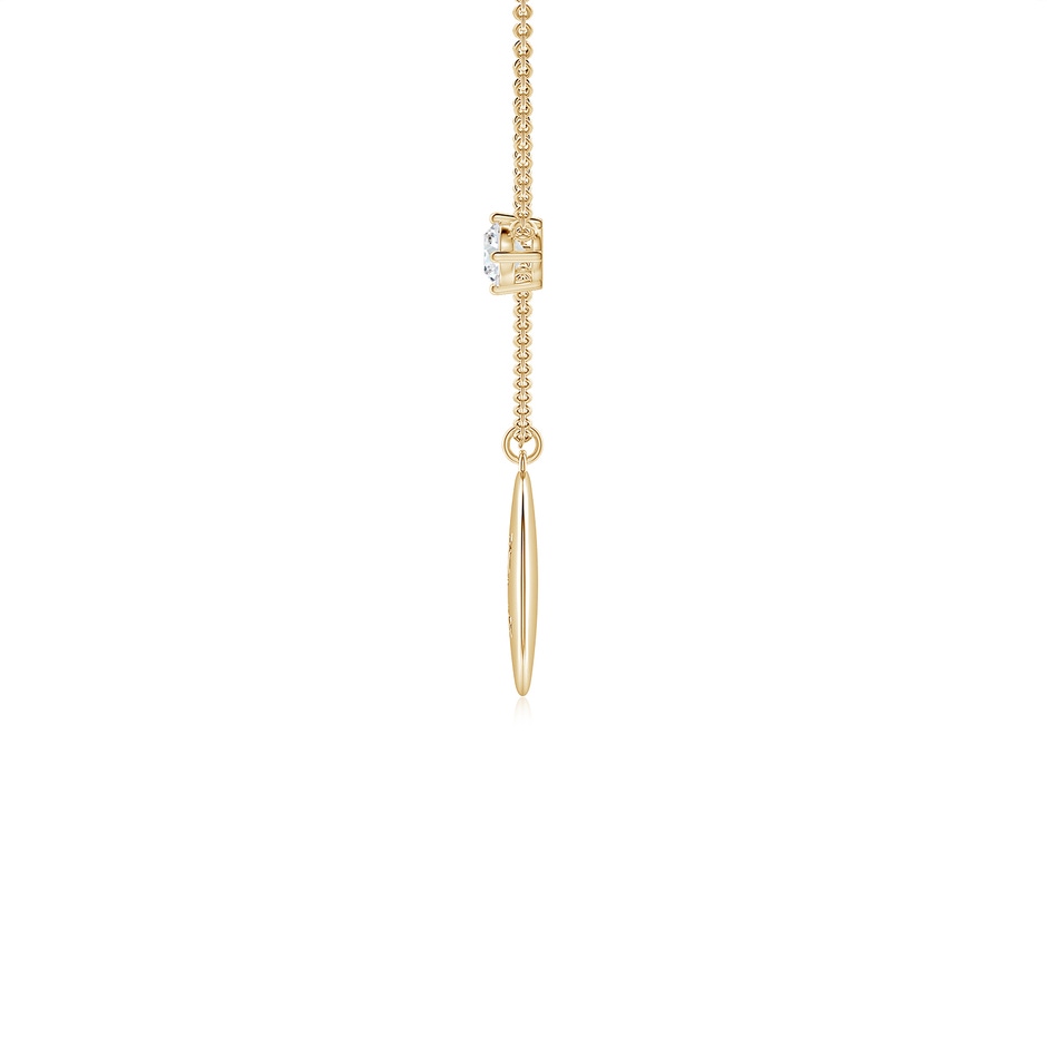 4mm GVS2 Diamond Taurus Constellation Medallion Pendant in Yellow Gold side-1