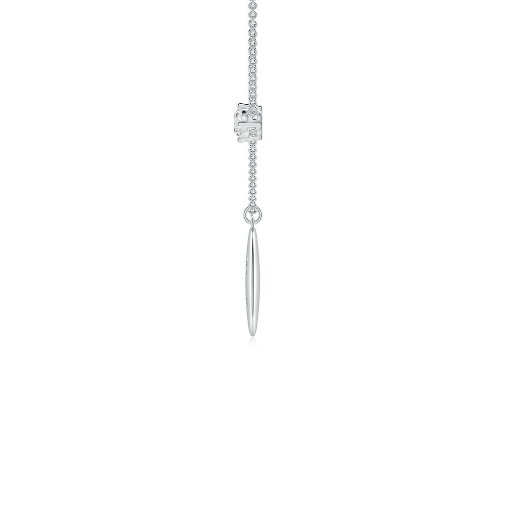 4mm HSI2 Diamond Taurus Constellation Medallion Pendant in White Gold - side_1