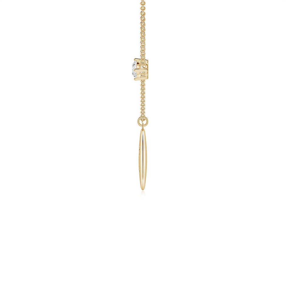 4mm HSI2 Diamond Taurus Constellation Medallion Pendant in Yellow Gold side-1