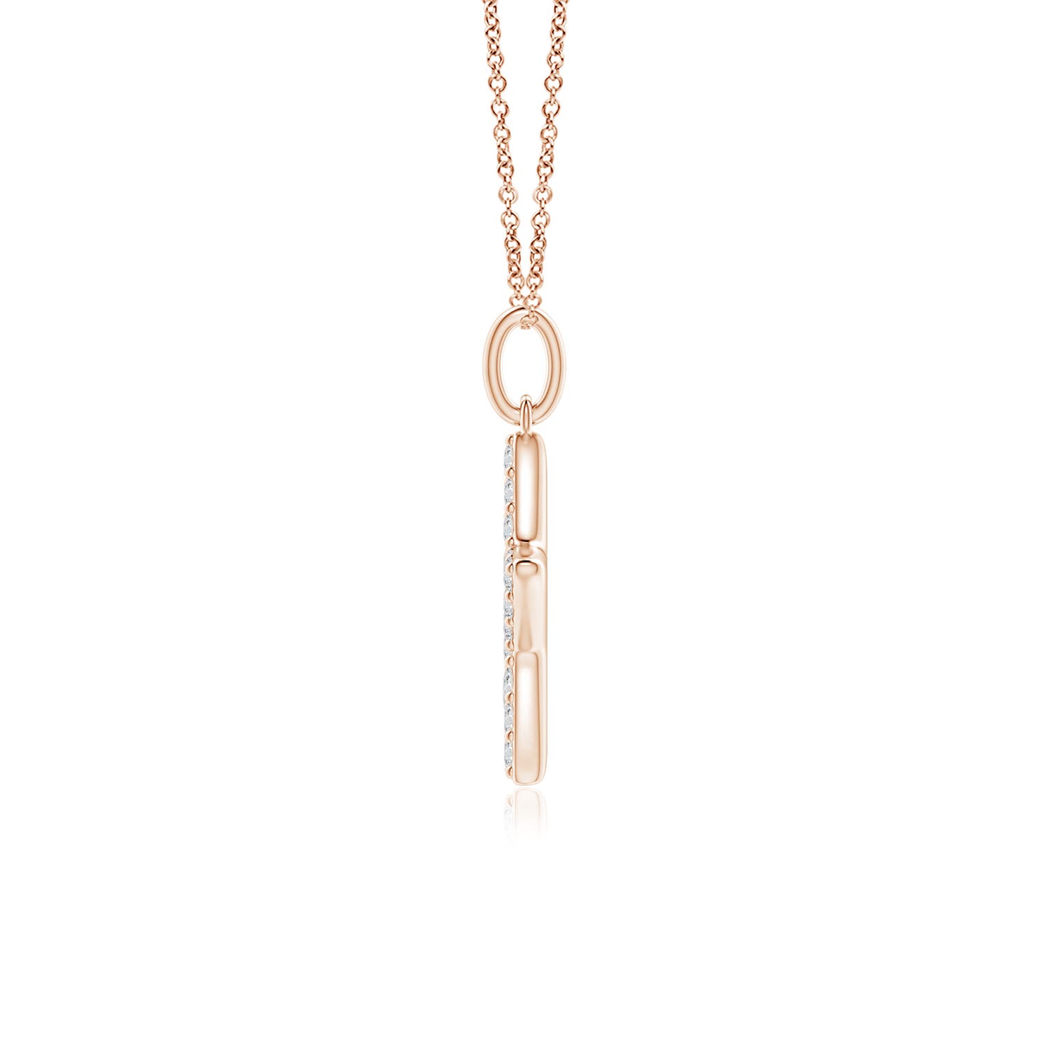 H, SI2 / 0.24 CT / 14 KT Rose Gold