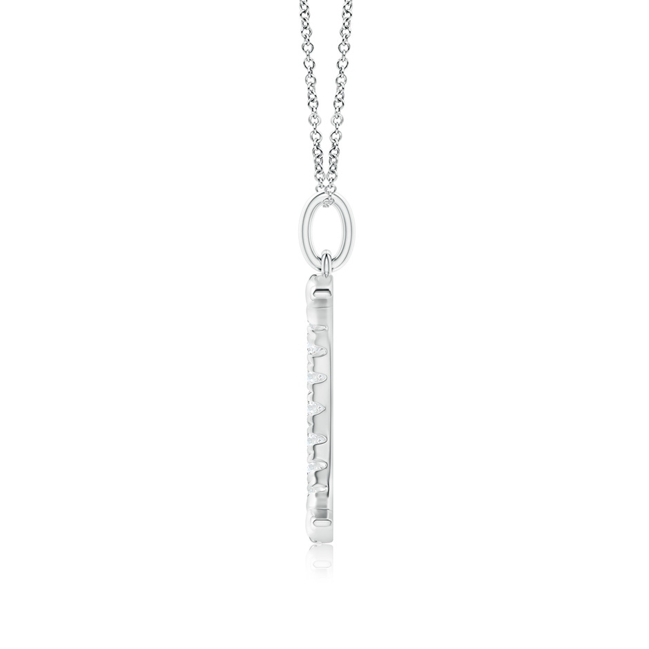 2.9mm GVS2 Pave-Set Diamond Crescent Moon Pendant in White Gold side 199