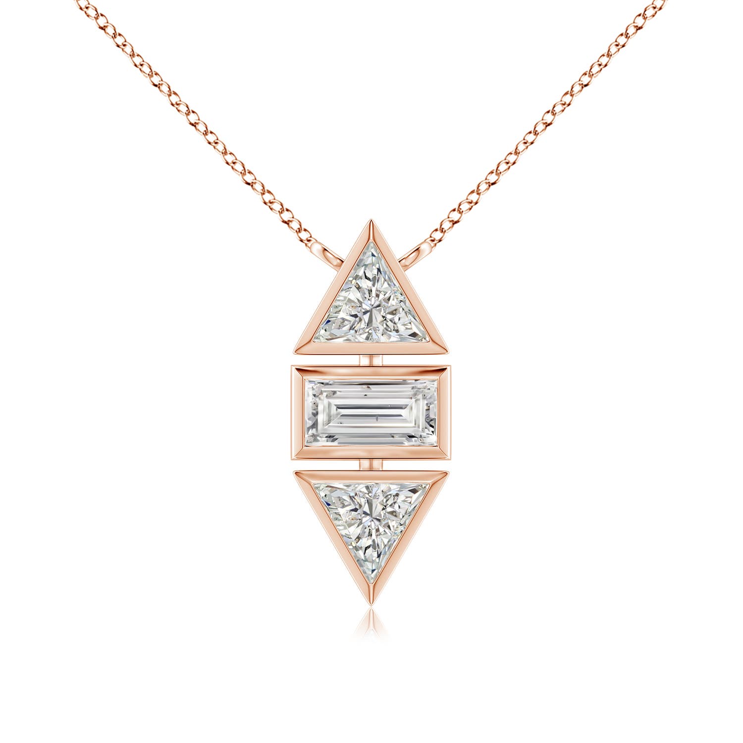 I-J, I1-I2 / 0.53 CT / 14 KT Rose Gold