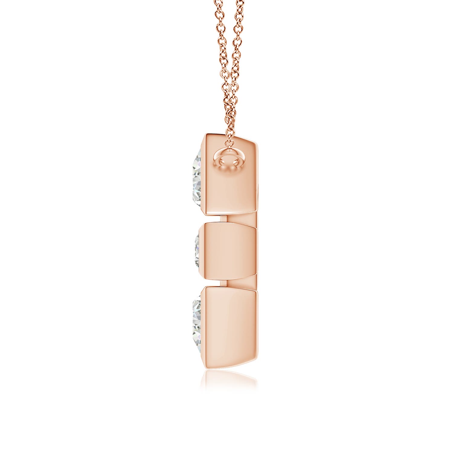 I-J, I1-I2 / 0.53 CT / 14 KT Rose Gold