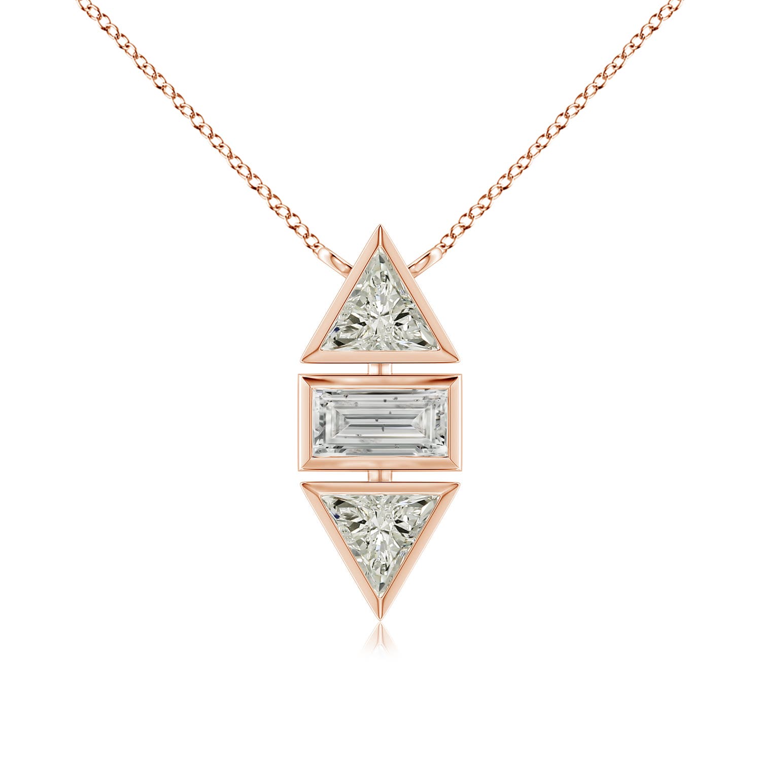 K, I3 / 0.53 CT / 14 KT Rose Gold