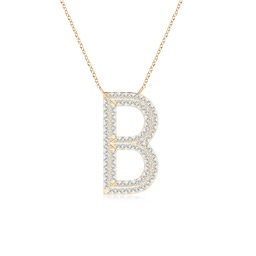 Yellow Gold B Initial Jewellery