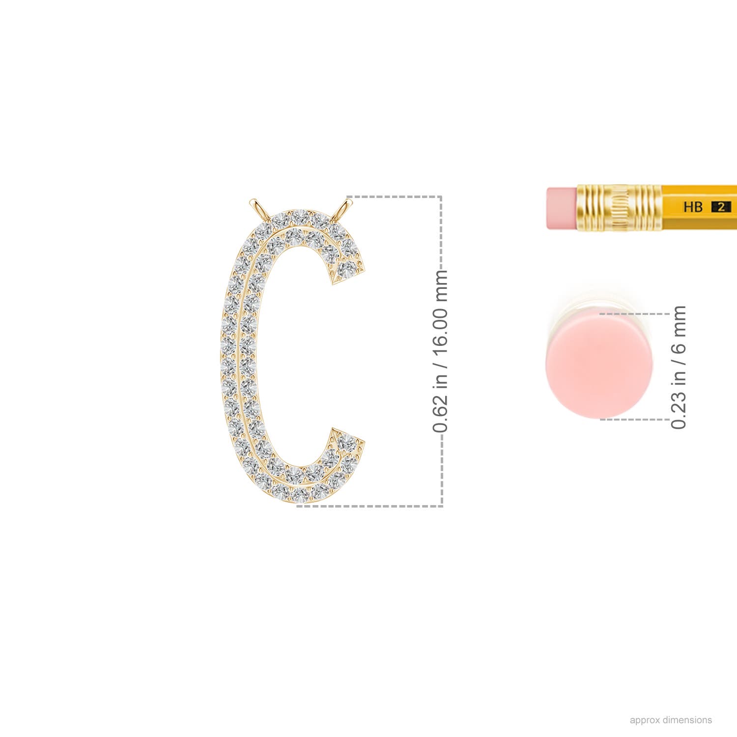 I-J, I1-I2 / 0.26 CT / 14 KT Yellow Gold