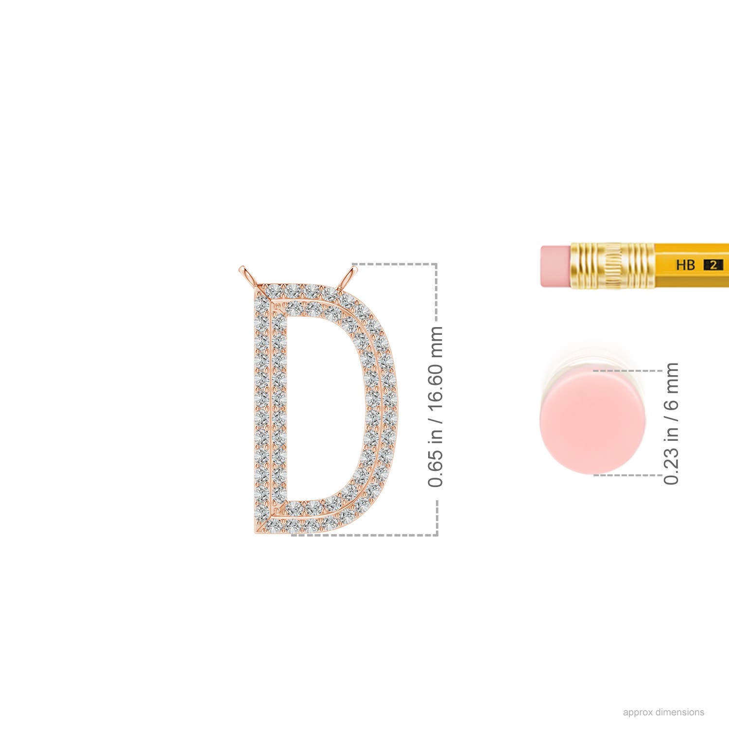 I-J, I1-I2 / 0.36 CT / 14 KT Rose Gold