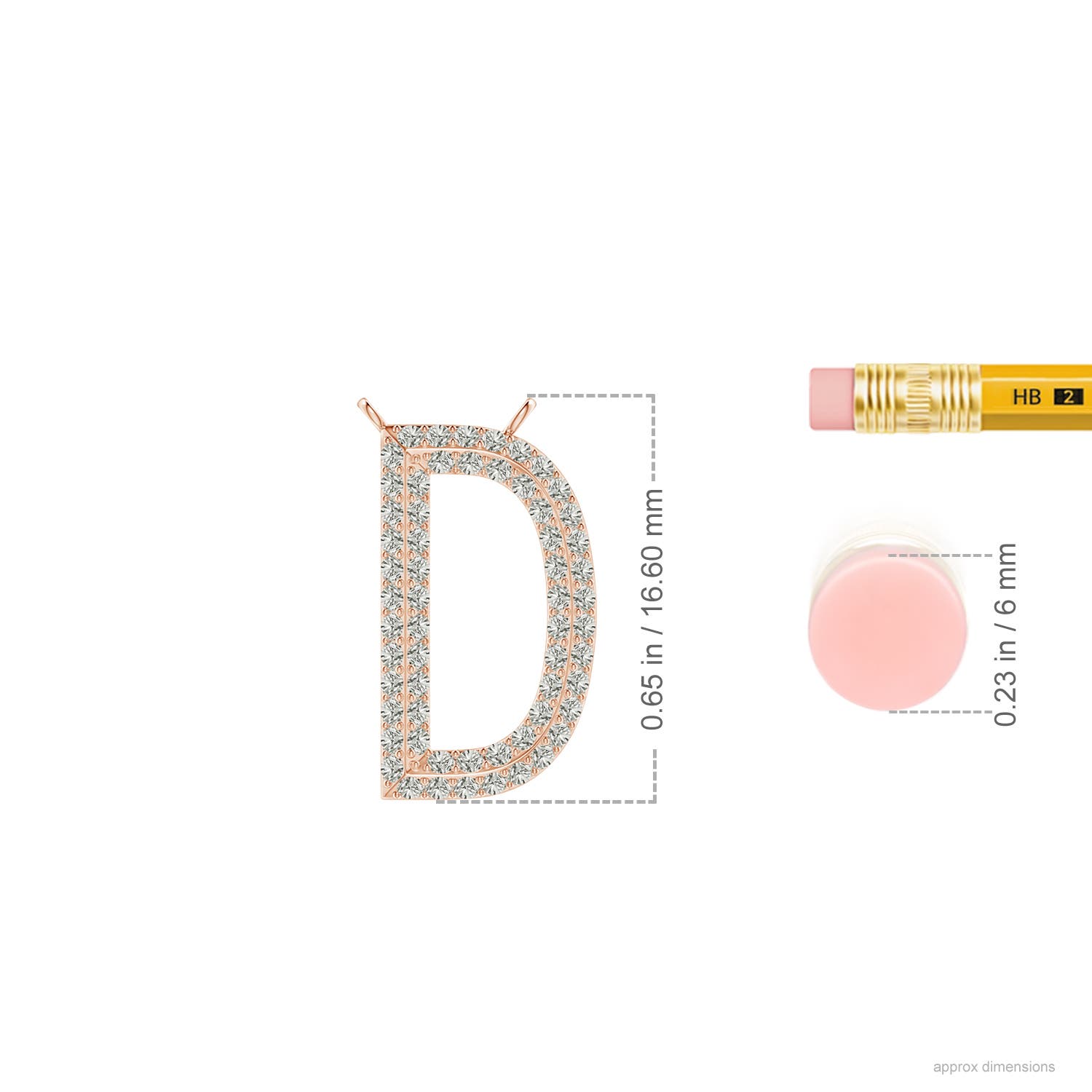 K, I3 / 0.36 CT / 14 KT Rose Gold