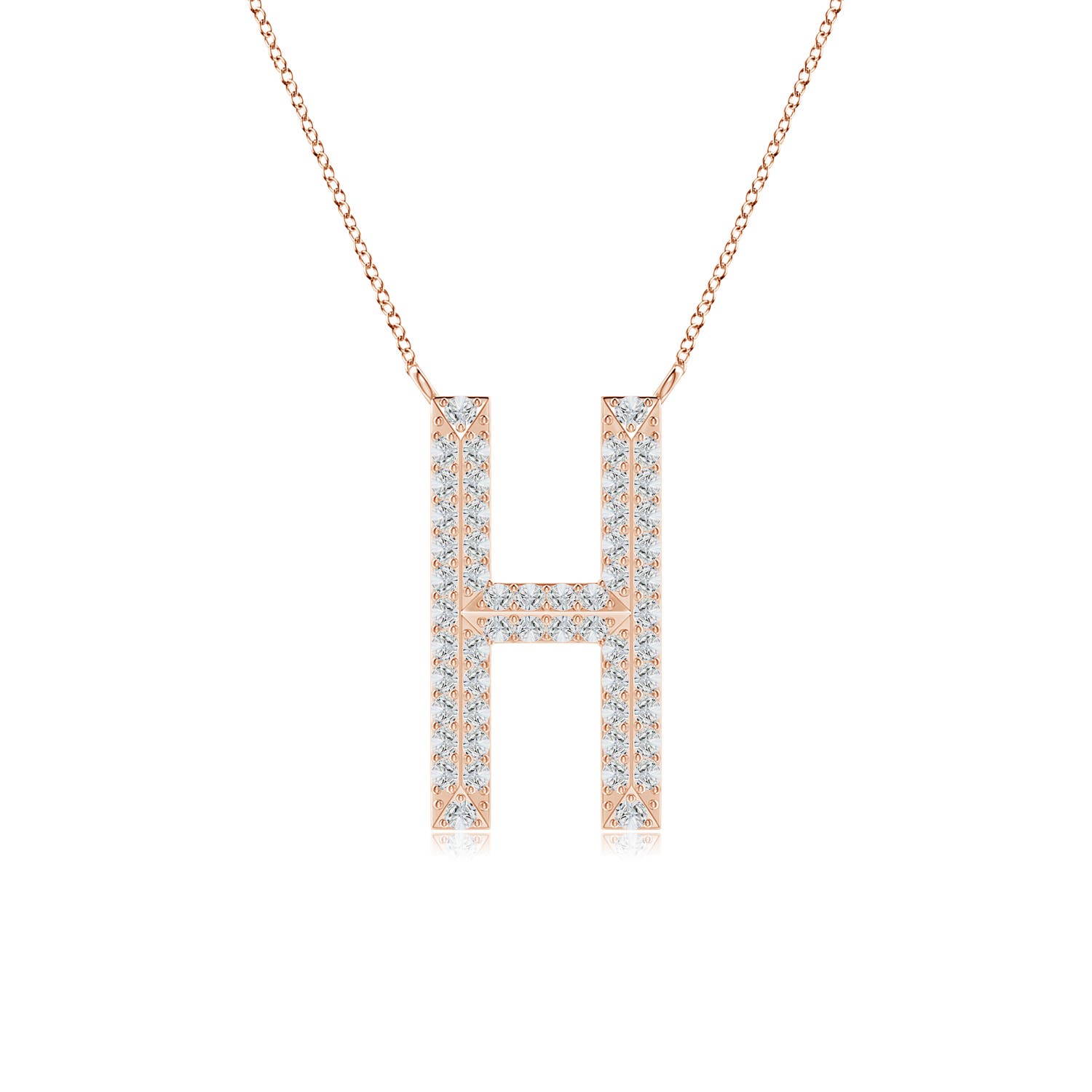 H, SI2 / 0.27 CT / 14 KT Rose Gold