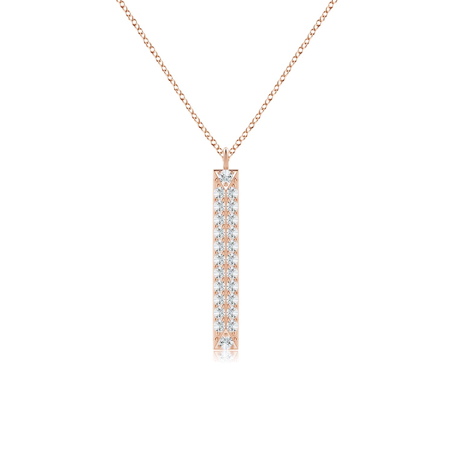 G, VS2 / 0.1 CT / 14 KT Rose Gold