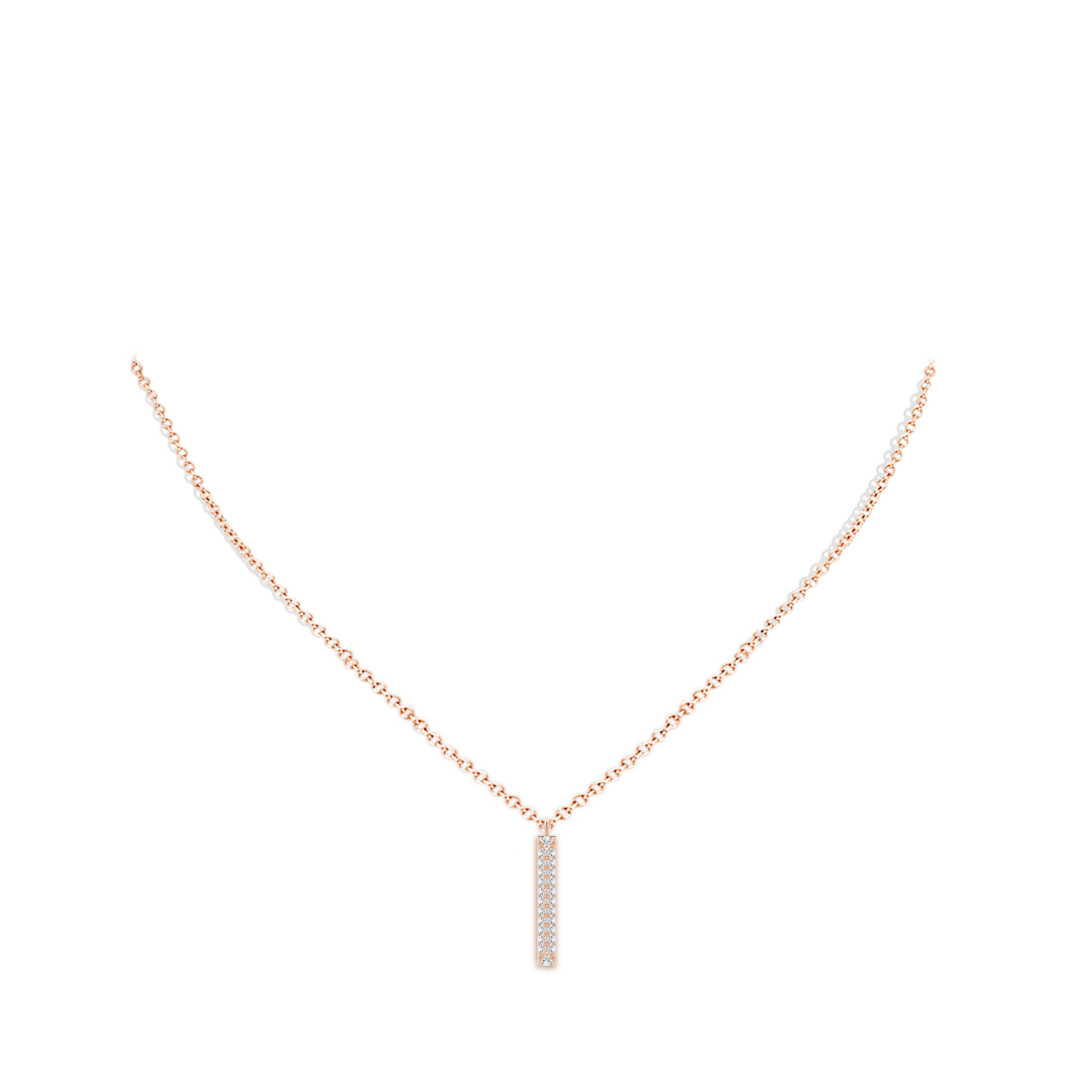 G, VS2 / 0.1 CT / 14 KT Rose Gold