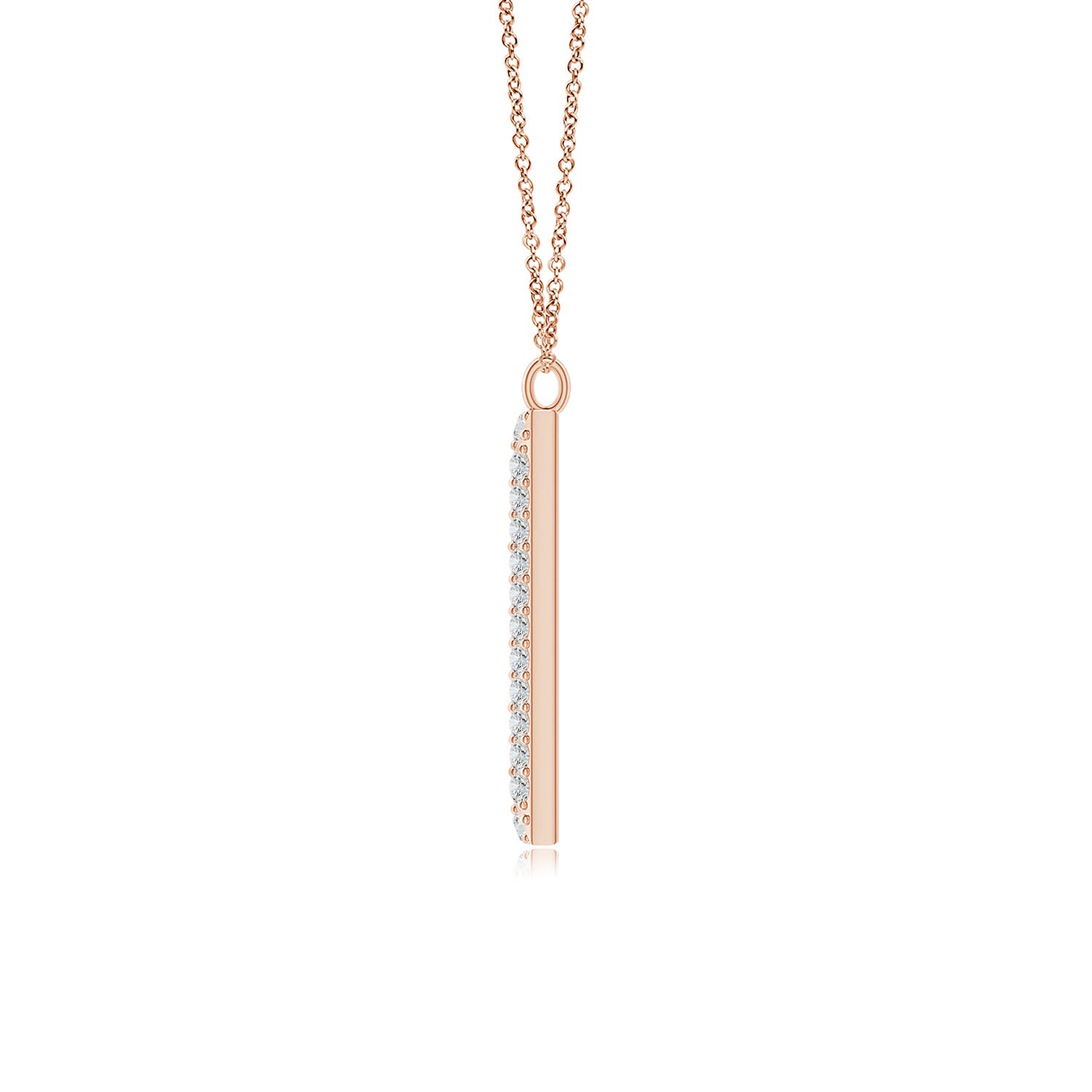 H, SI2 / 0.1 CT / 14 KT Rose Gold