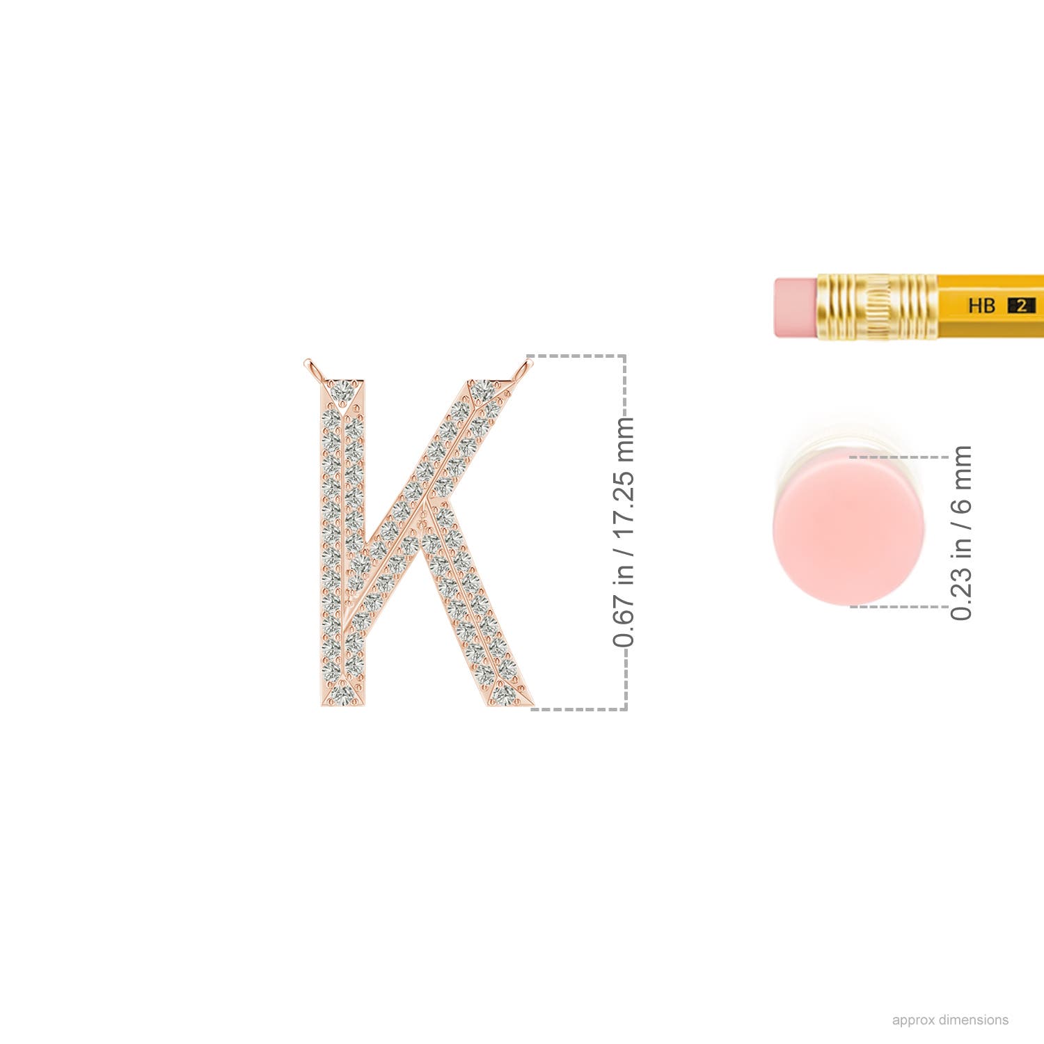 K, I3 / 0.35 CT / 14 KT Rose Gold