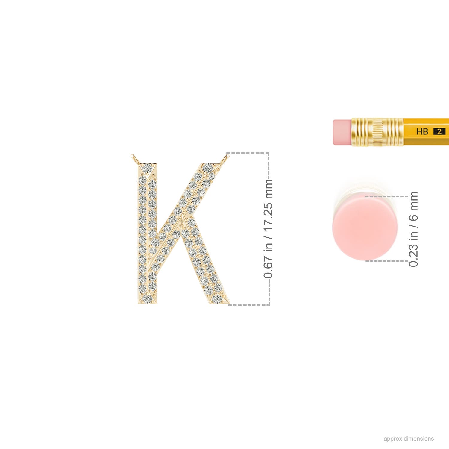 K, I3 / 0.35 CT / 14 KT Yellow Gold