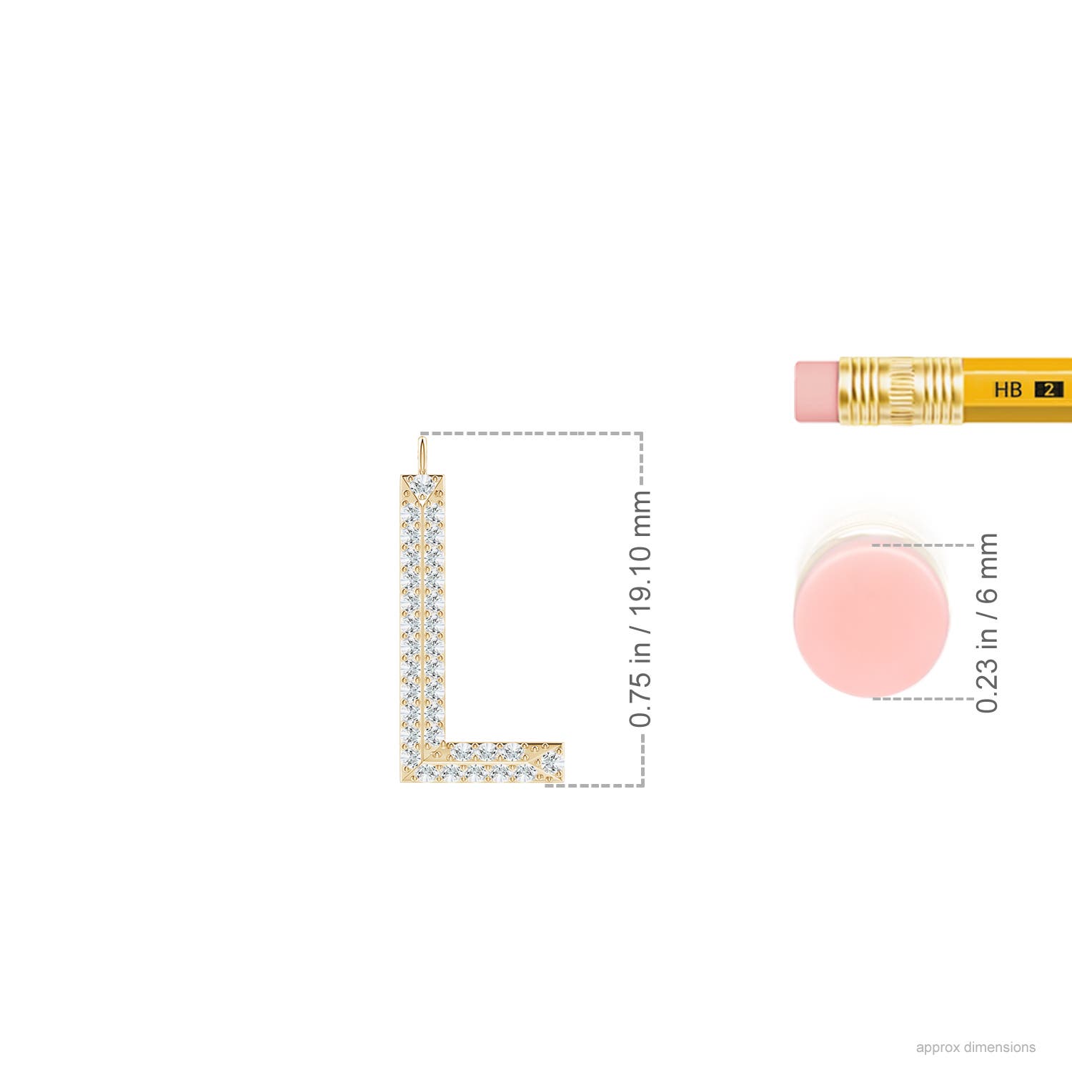 F-G, VS / 0.17 CT / 14 KT Yellow Gold