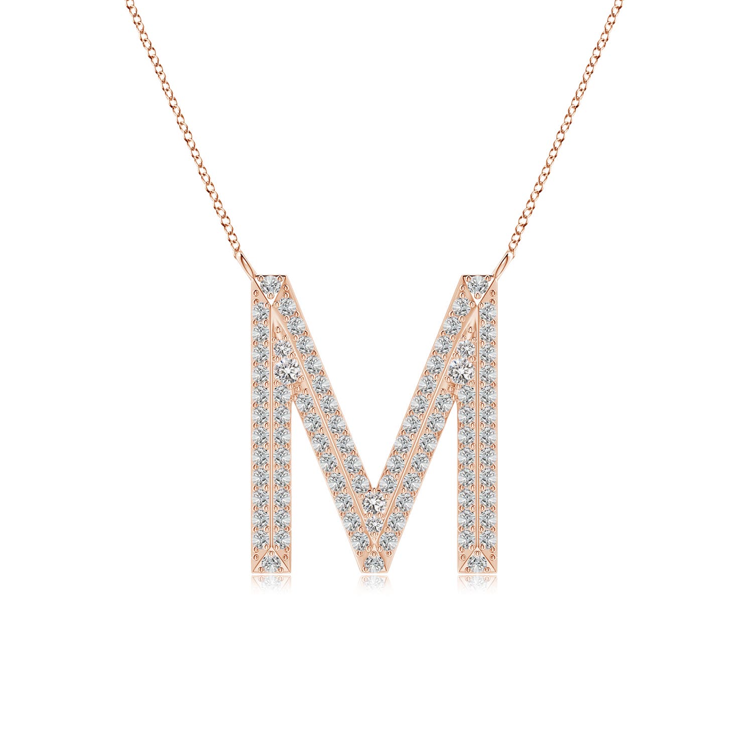 I-J, I1-I2 / 0.43 CT / 14 KT Rose Gold