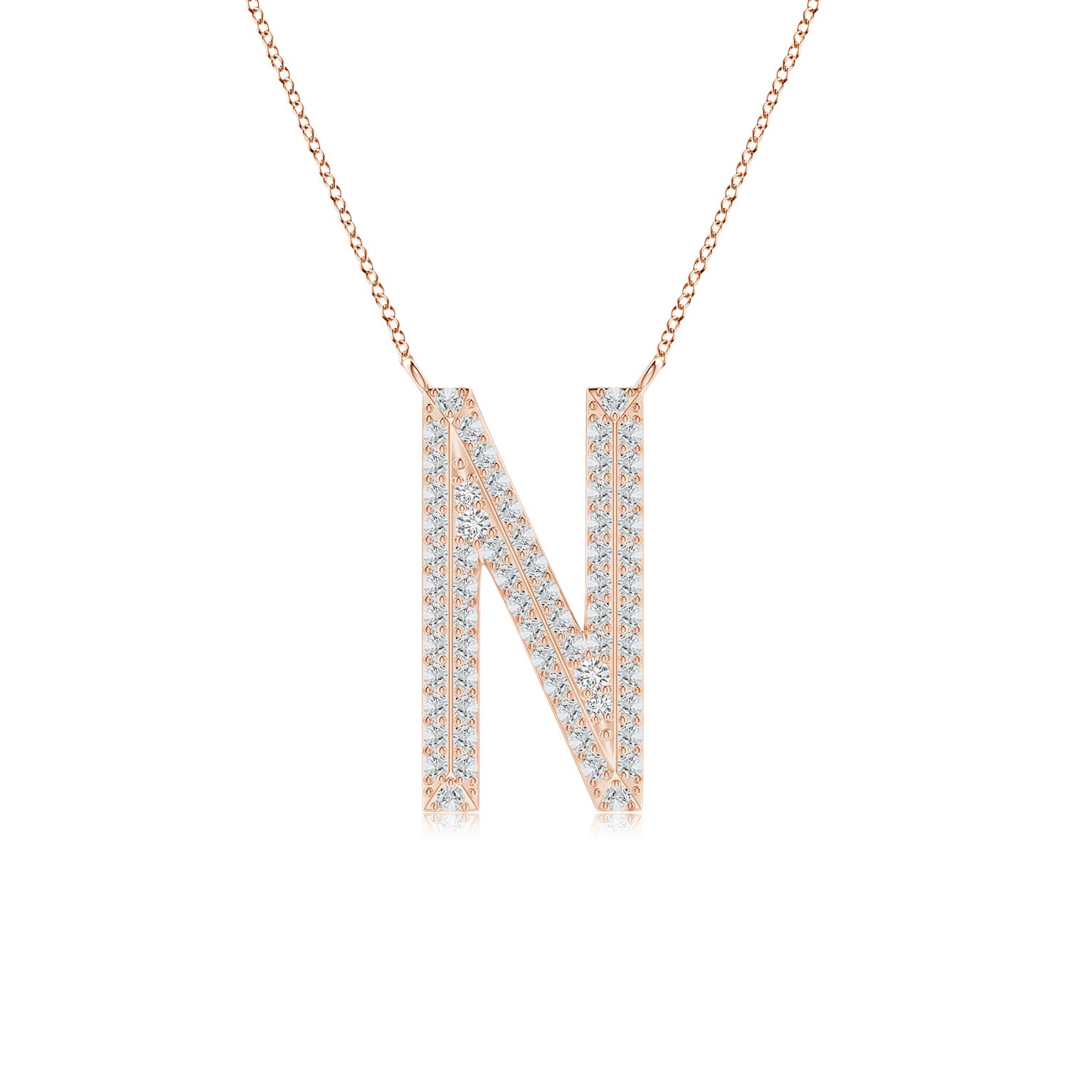 H, SI2 / 0.33 CT / 14 KT Rose Gold