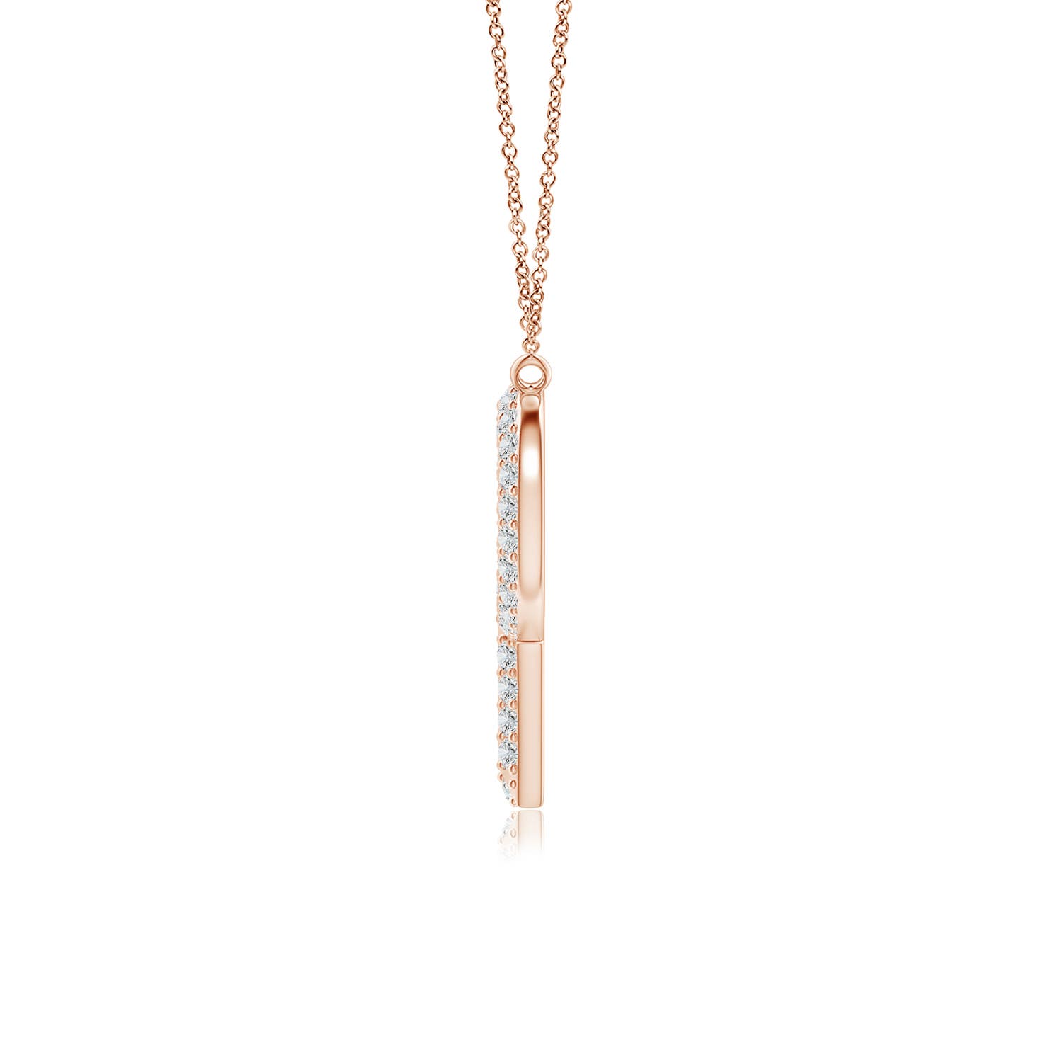 H, SI2 / 0.24 CT / 14 KT Rose Gold