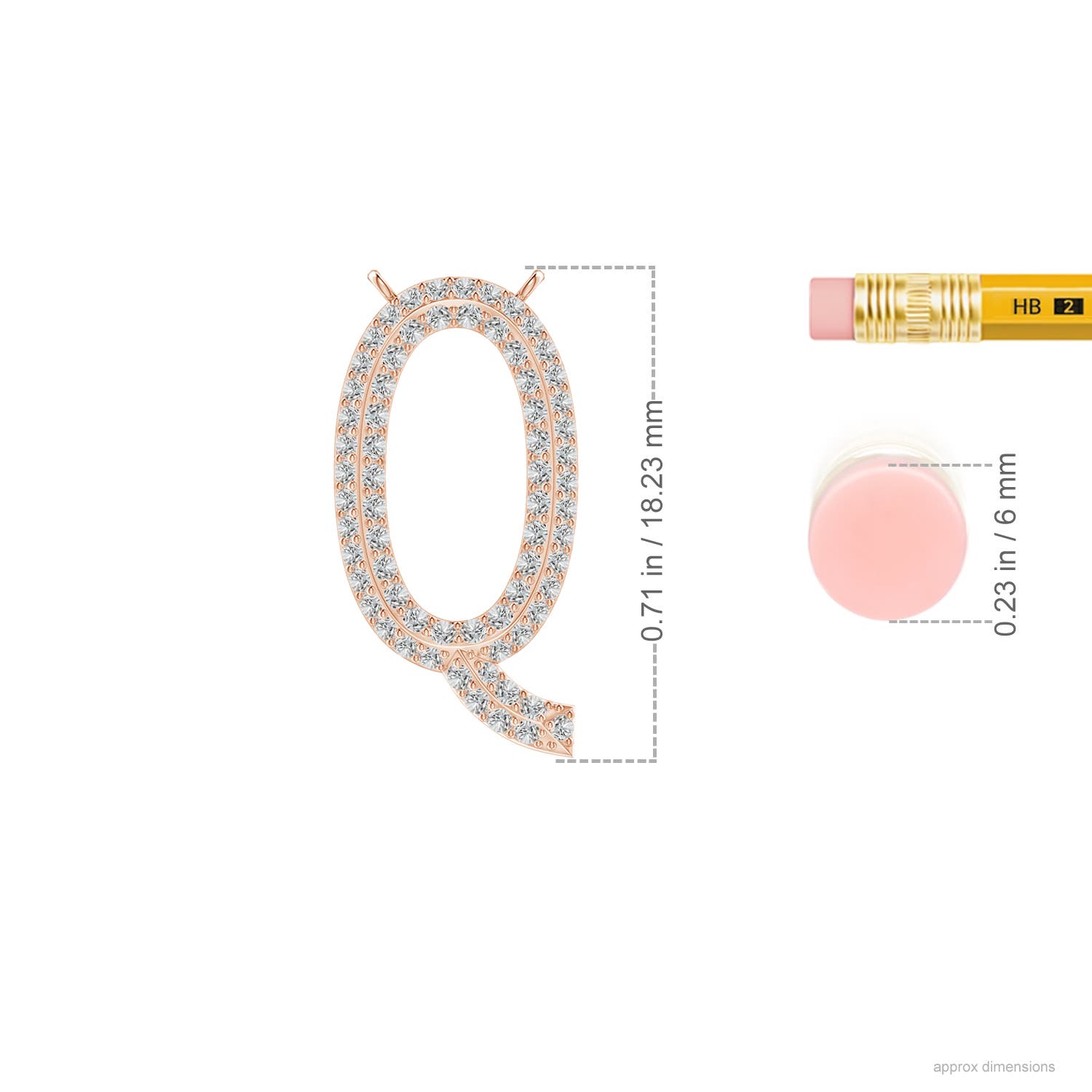 I-J, I1-I2 / 0.34 CT / 14 KT Rose Gold