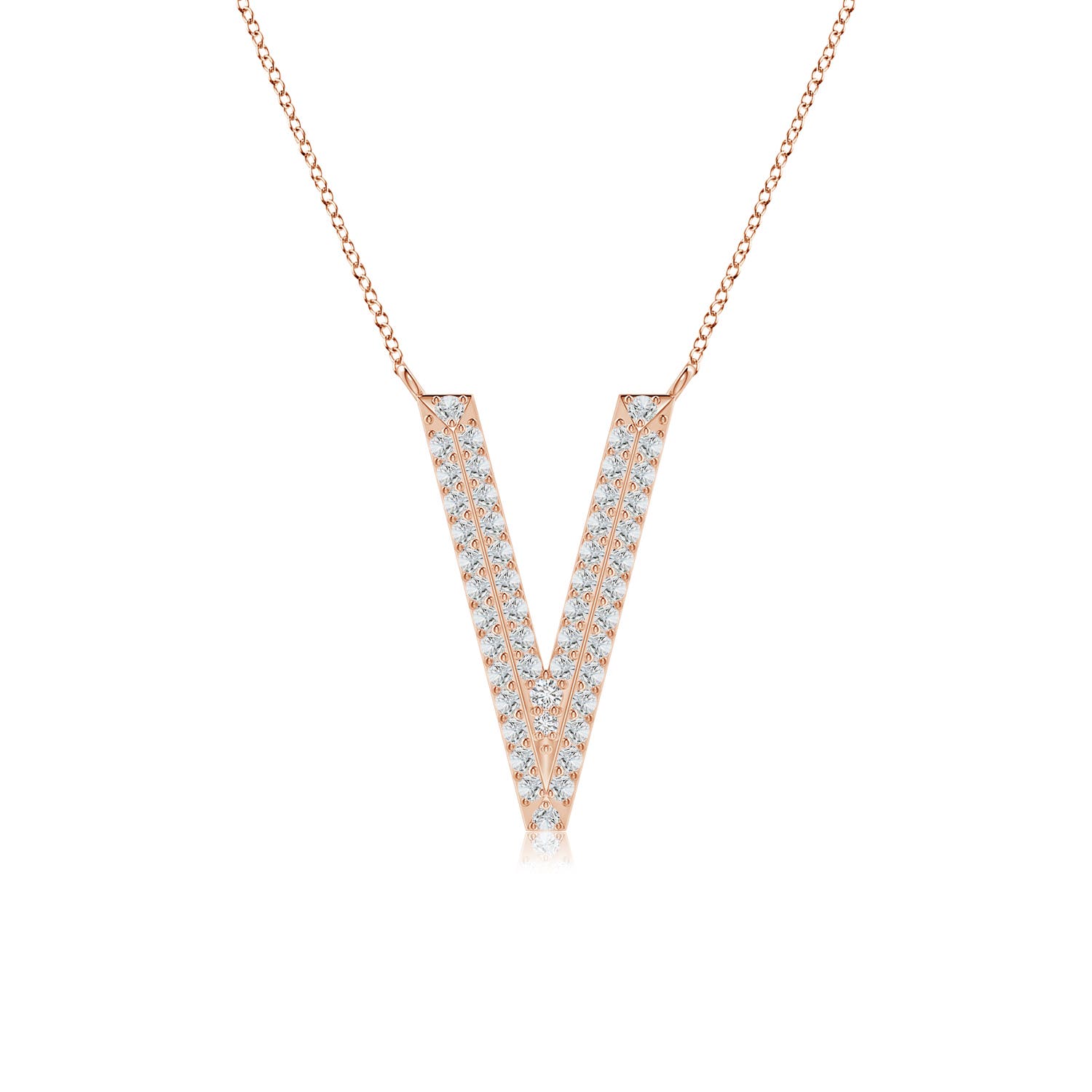 H, SI2 / 0.24 CT / 14 KT Rose Gold