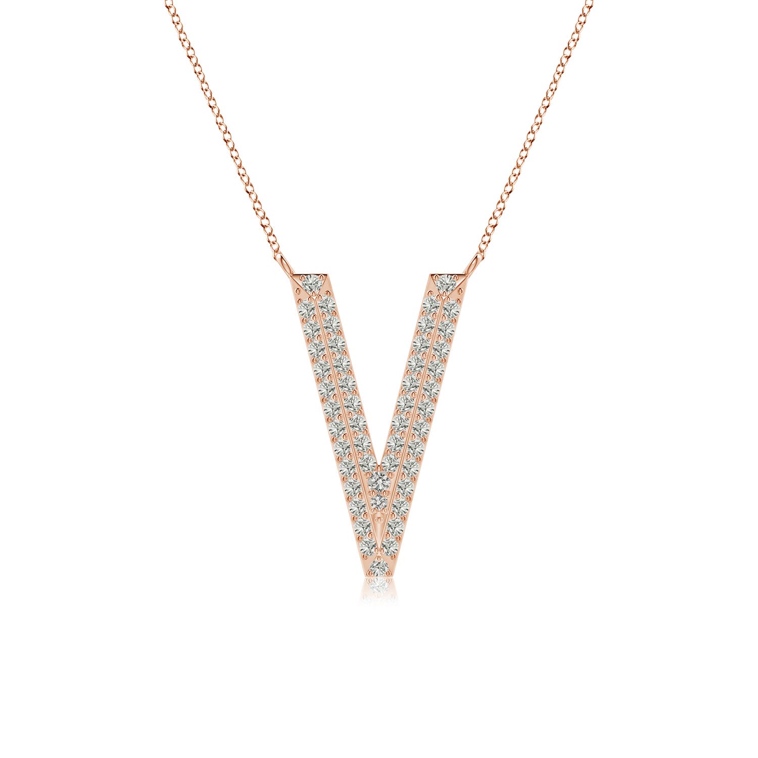 K, I3 / 0.24 CT / 14 KT Rose Gold