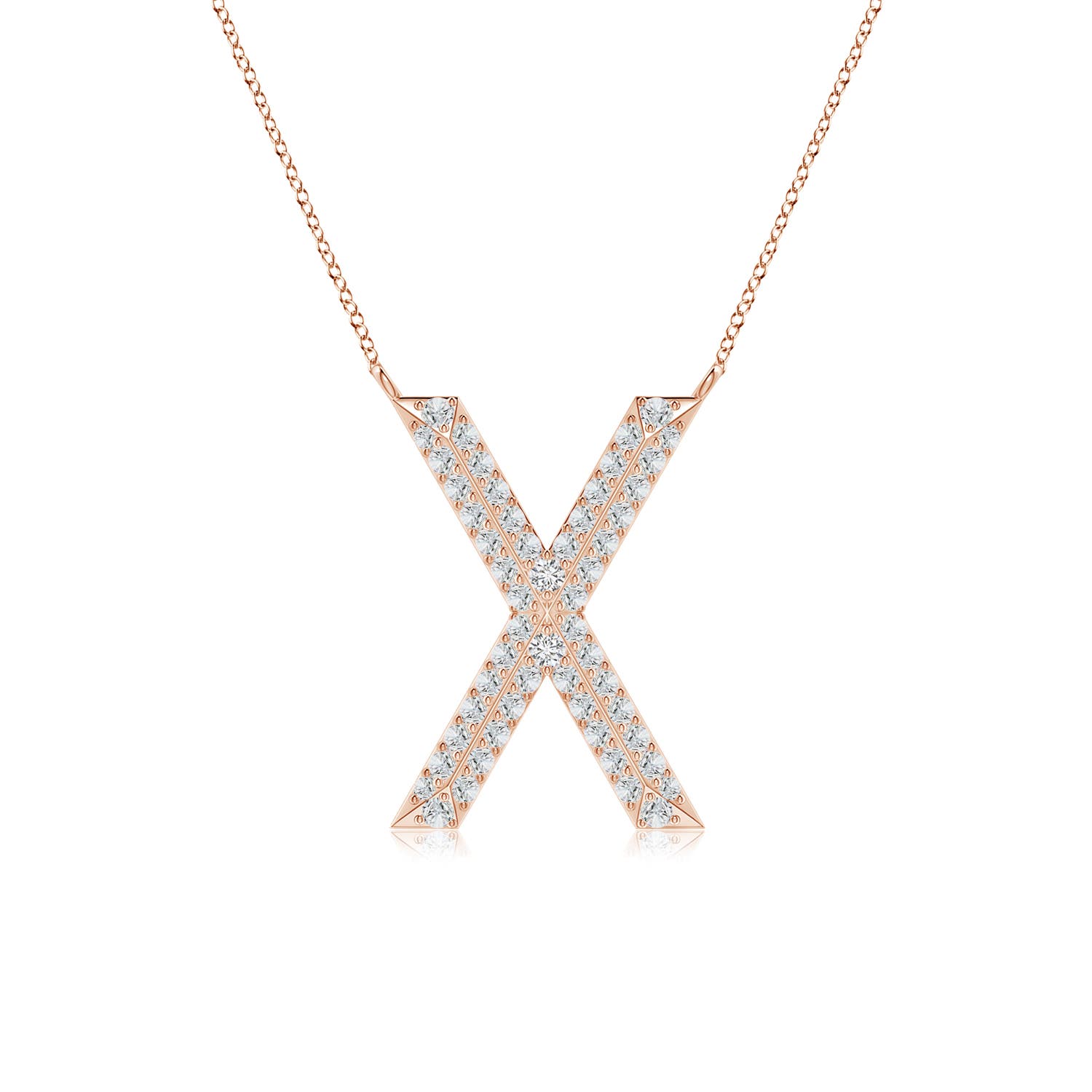 H, SI2 / 0.26 CT / 14 KT Rose Gold