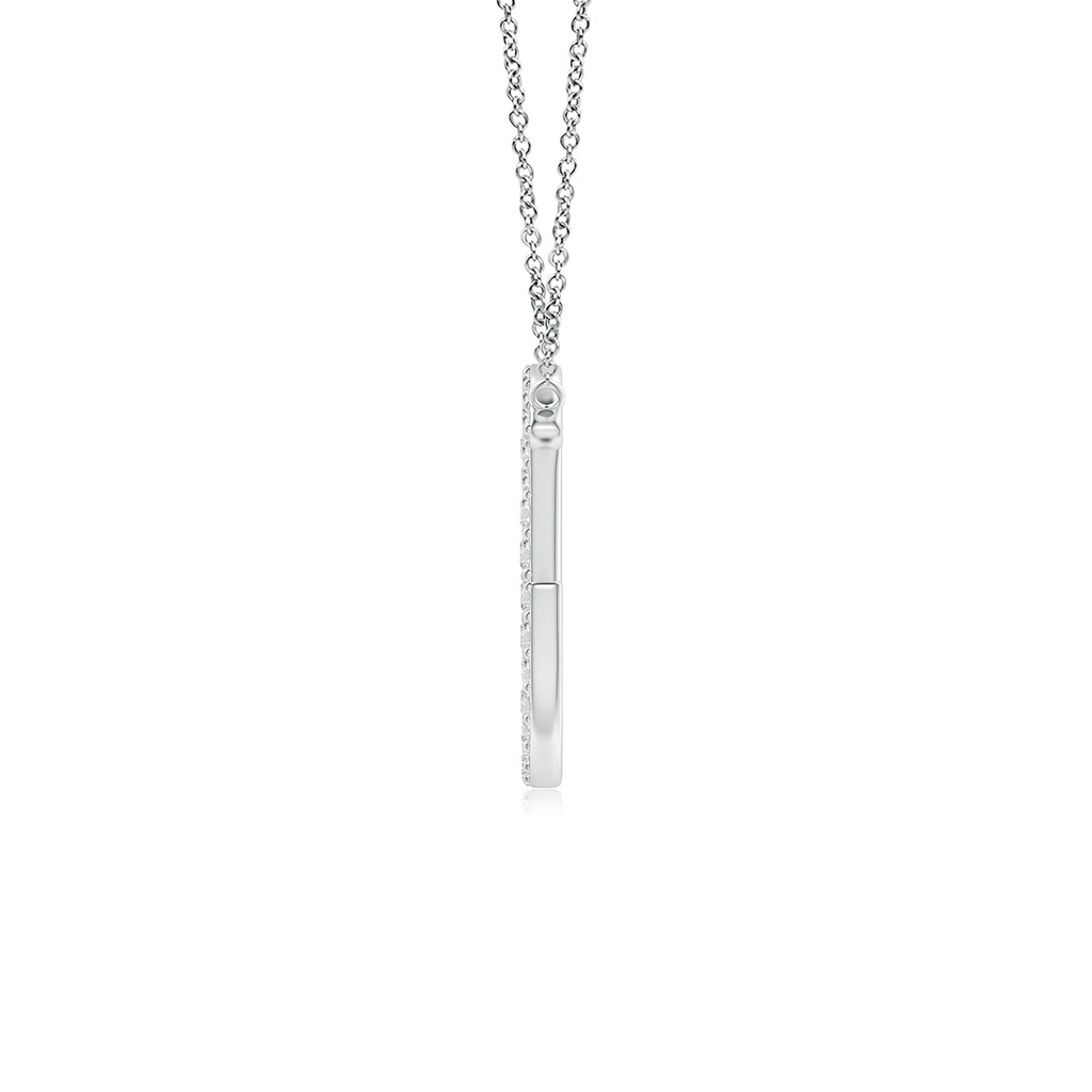1.4mm HSI2 Modern Deco Diamond Capital "G" Initial Pendant in P950 Platinum - side_1