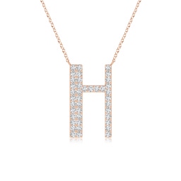 Rose Gold H Initial Jewellery