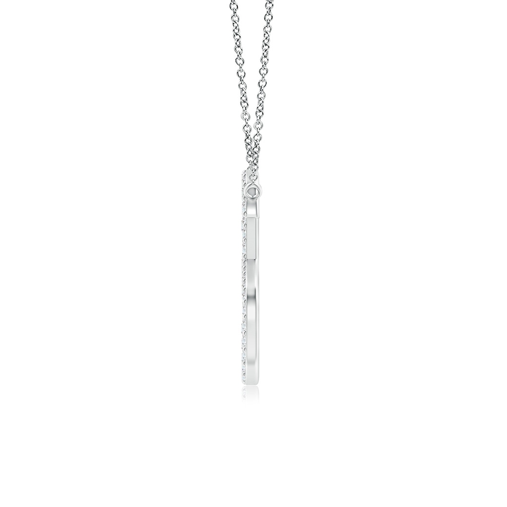 1.2mm GVS2 Modern Deco Diamond Capital "S" Initial Pendant in P950 Platinum - side_1