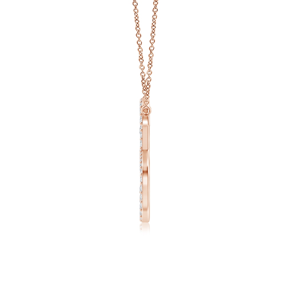 1.2mm HSI2 Modern Deco Diamond Capital "S" Initial Pendant in Rose Gold - side_1