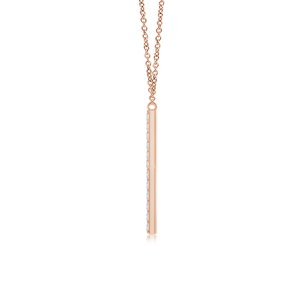 1.35mm HSI2 Modern Deco Diamond Capital "Y" Initial Pendant in Rose Gold - side_1