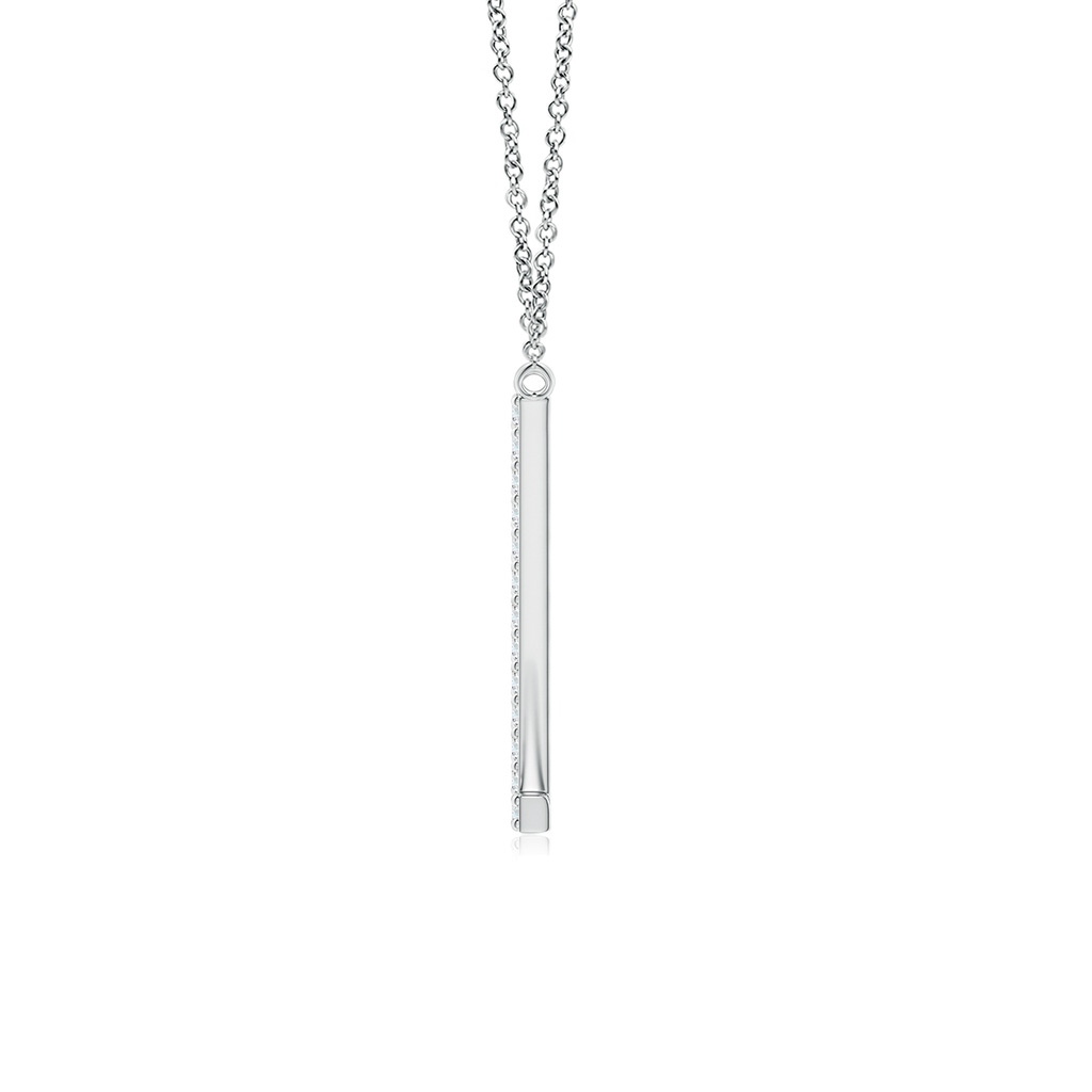 1.15mm GVS2 Modern Deco Diamond Capital "Z" Initial Pendant in P950 Platinum - side_1